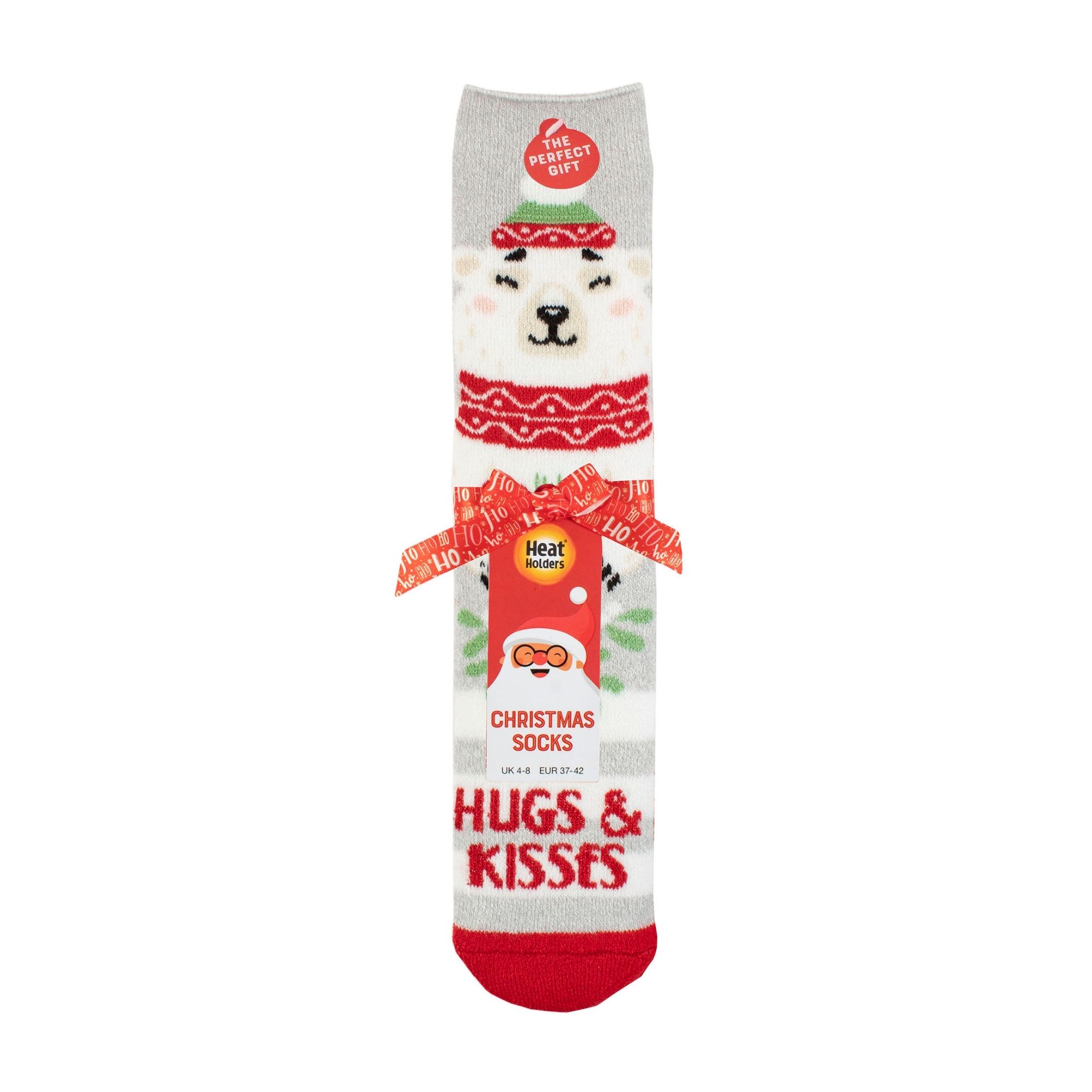 White Cosy Novelty Christmas Socks for Wo - Festive Gift Socks, Image 3 of 3