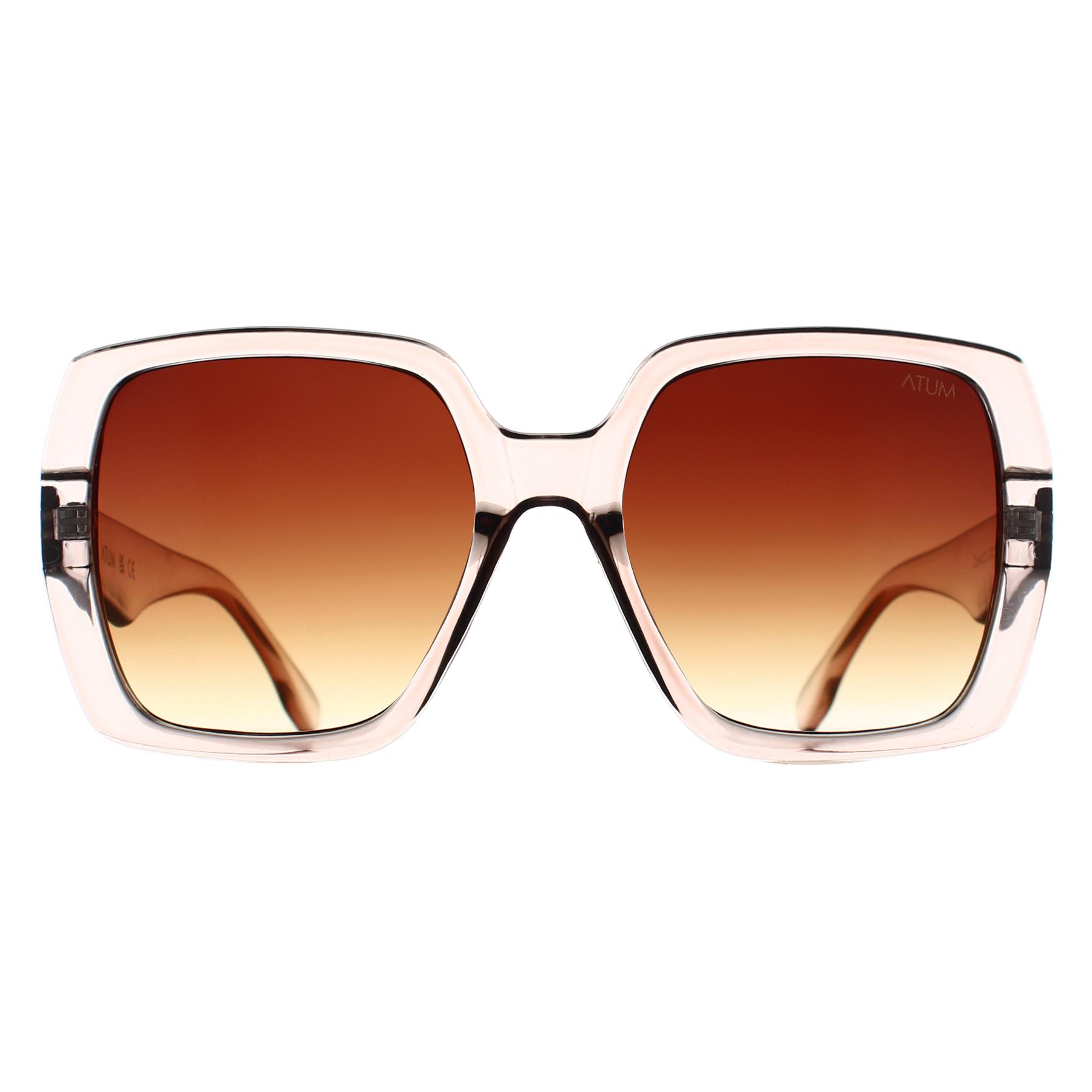 Brown Atum Brown Square Shiny Transparent Beige Brown Gradient Zouk, Image 1 of 3