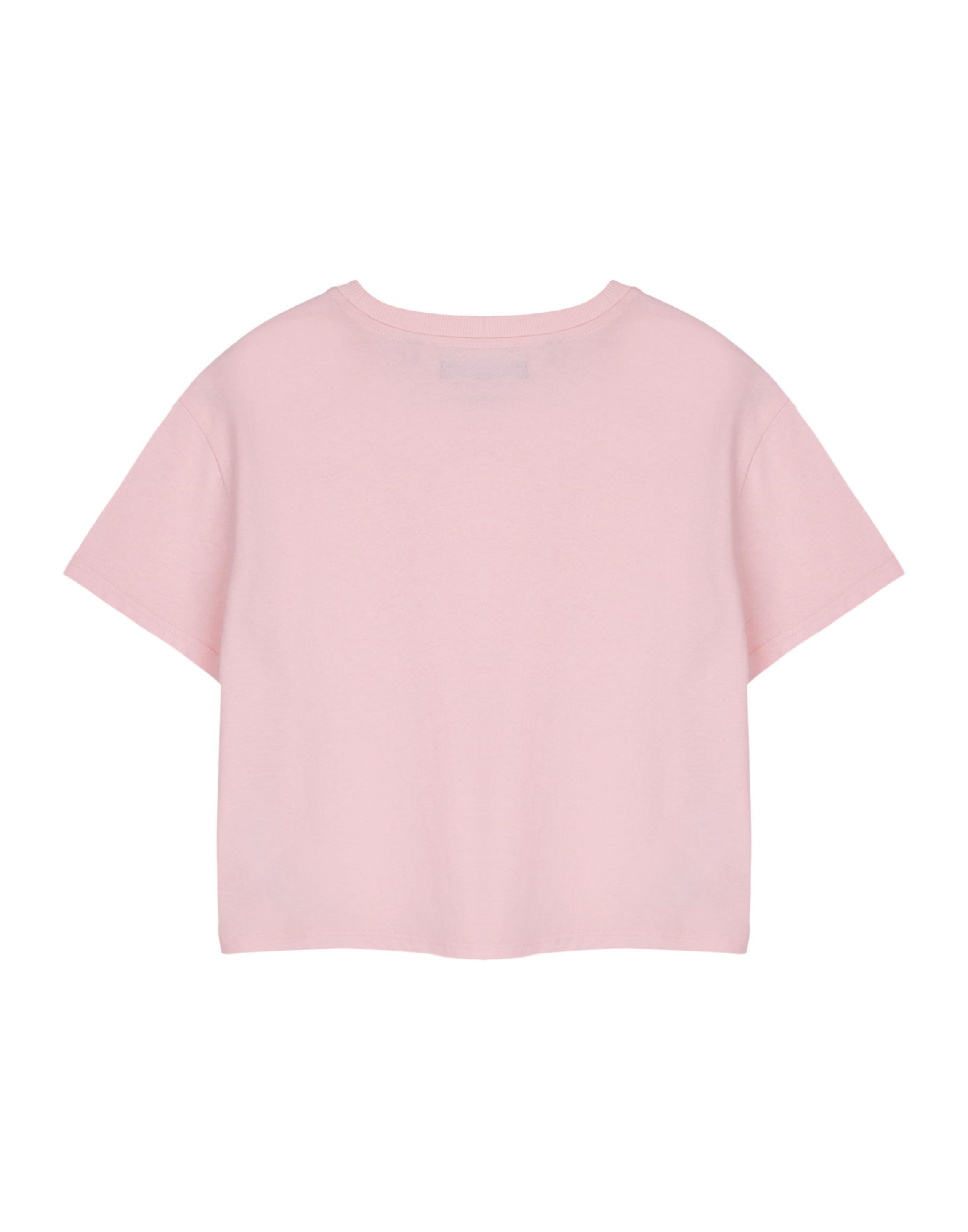 Pink Hello Kitty Cropped Short Sleeved T-Shirt, Image 2 of 6