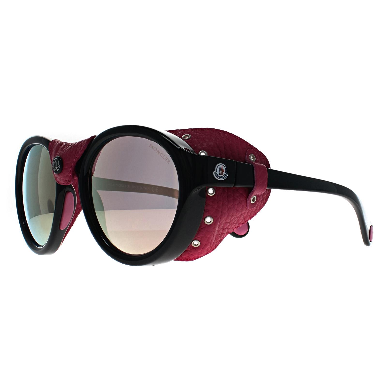 Black Round Shiny Black Pink Smoke Mirror ML0046, Image 2 of 3