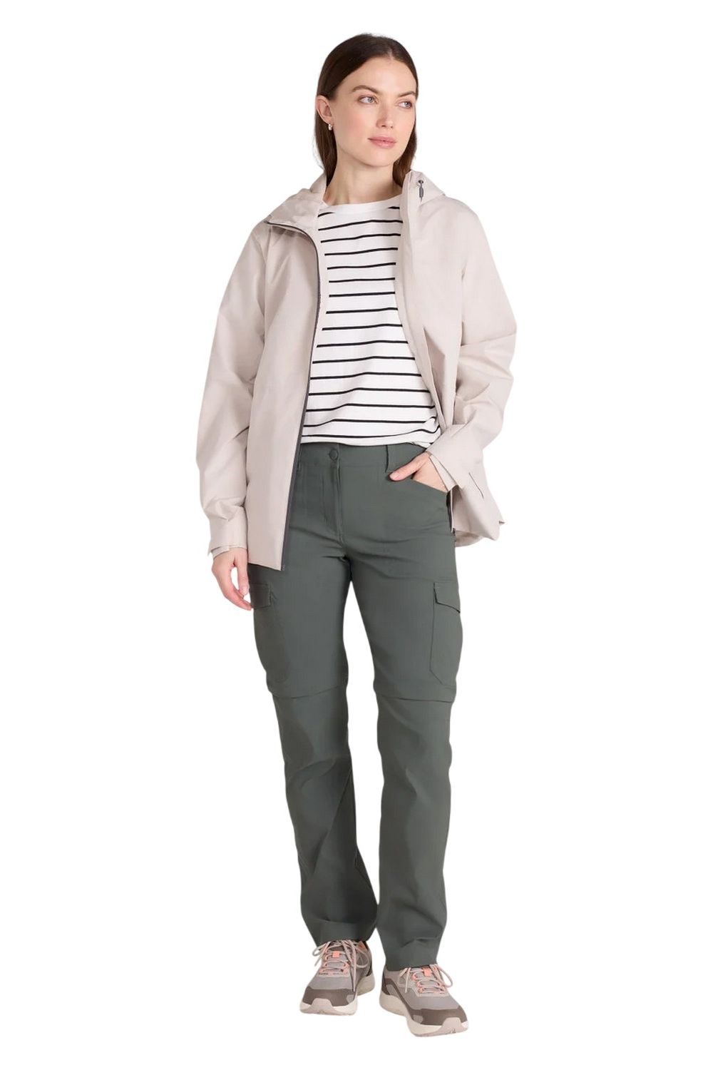 Khaki Conniston ZipOff Trousers, Image 3 of 4