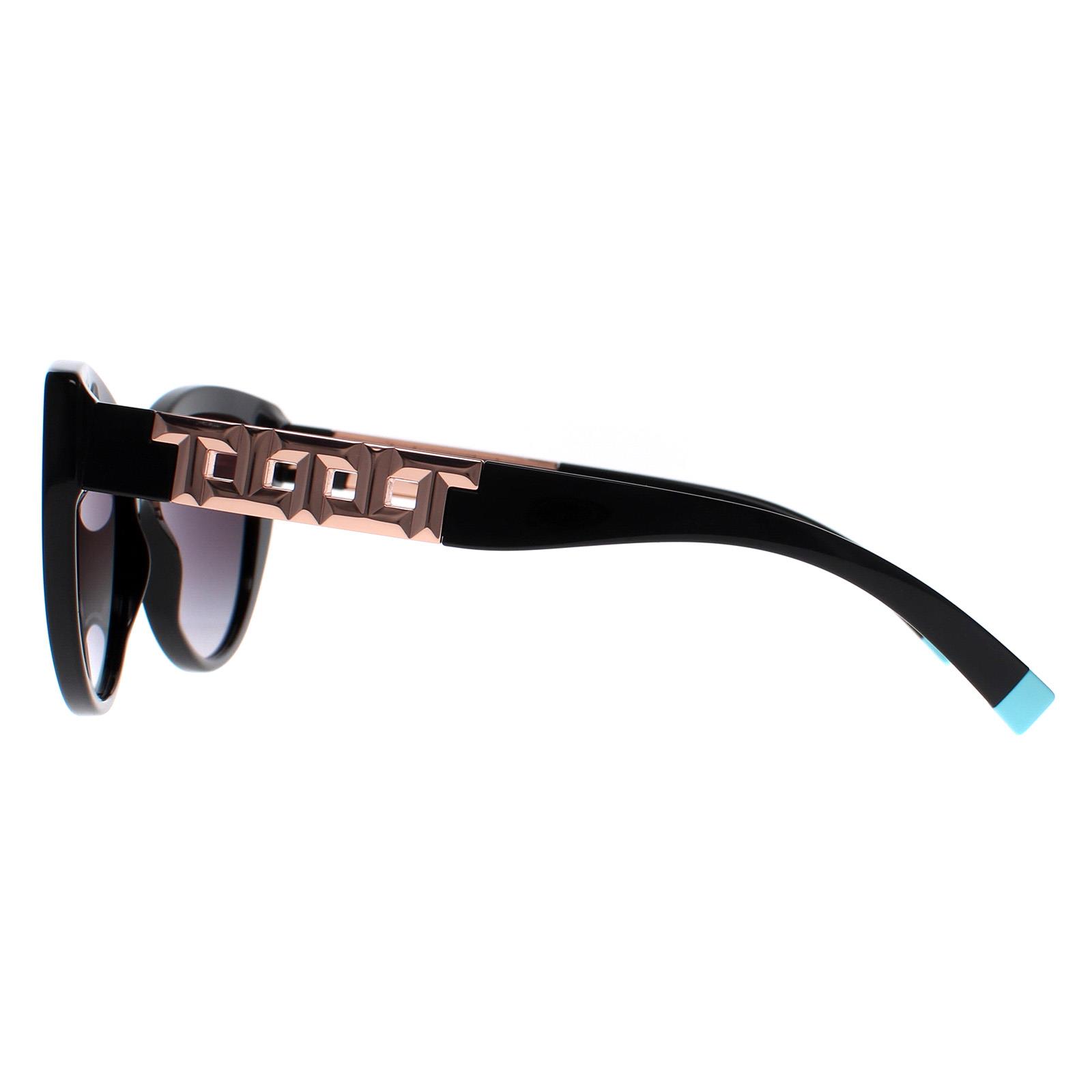 Black Tiffany Black Cat Eye Black Grey Gradient TF4196, Image 3 of 6