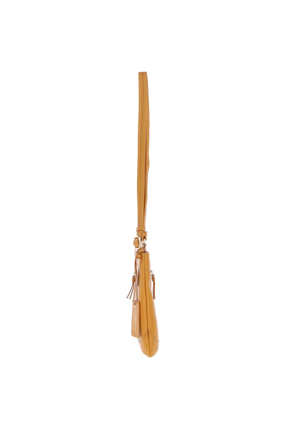 Ochre 'Bliss' Leather Cross Body Bag with Adjustable Strap, Image 3 of 4