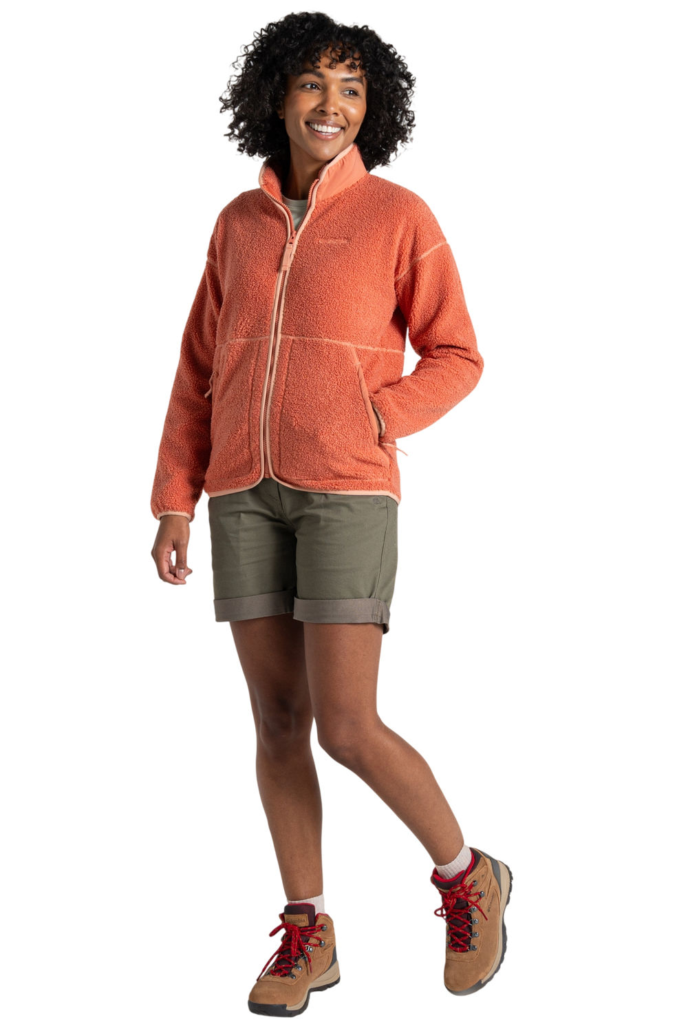 Rust National Trust Avens Full Zip Fleece Jacket, Image 4 of 4