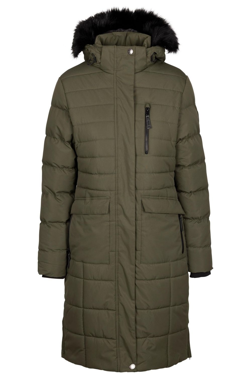 Dark Green Sasha Padded Jacket, Image 1 of 4