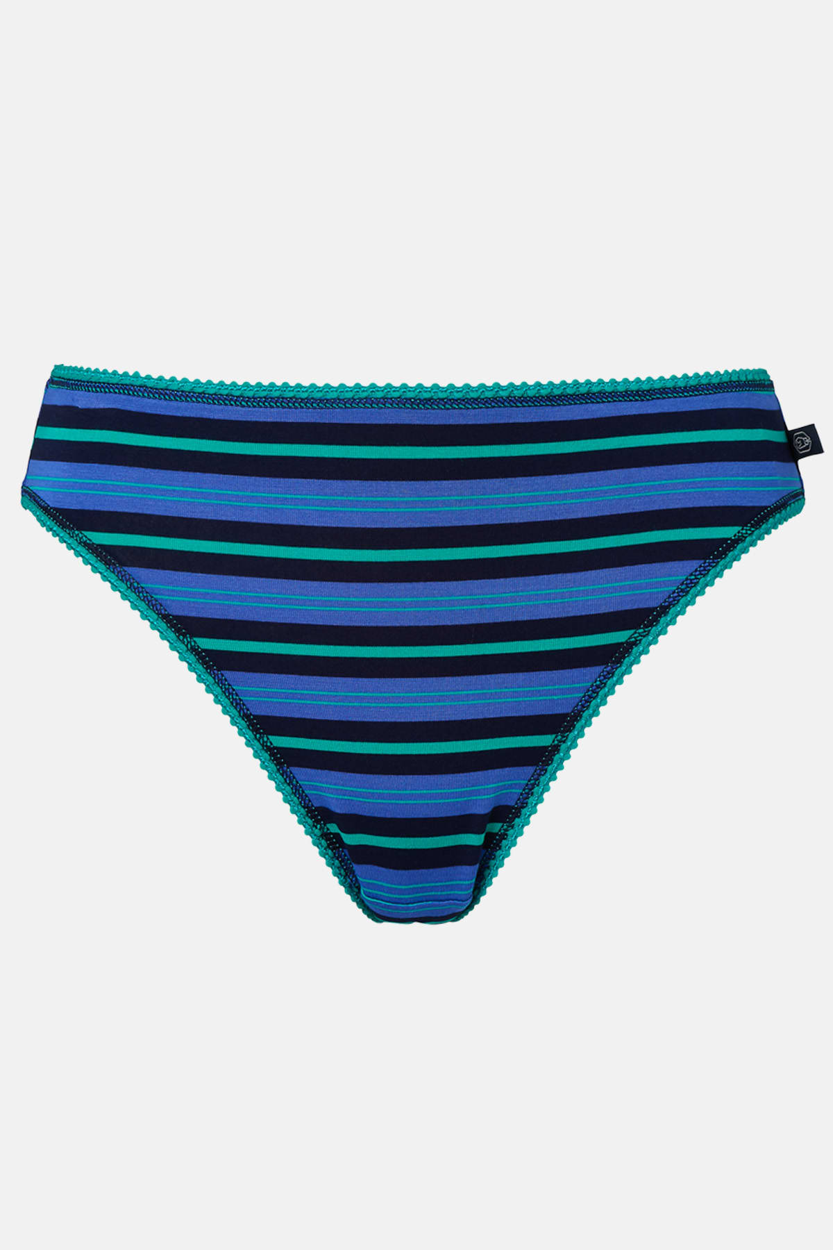 Multi British Boxers Multi Pack of Four "Perfect Day" Bamboo High Leg Knickers, Image 3 of 8