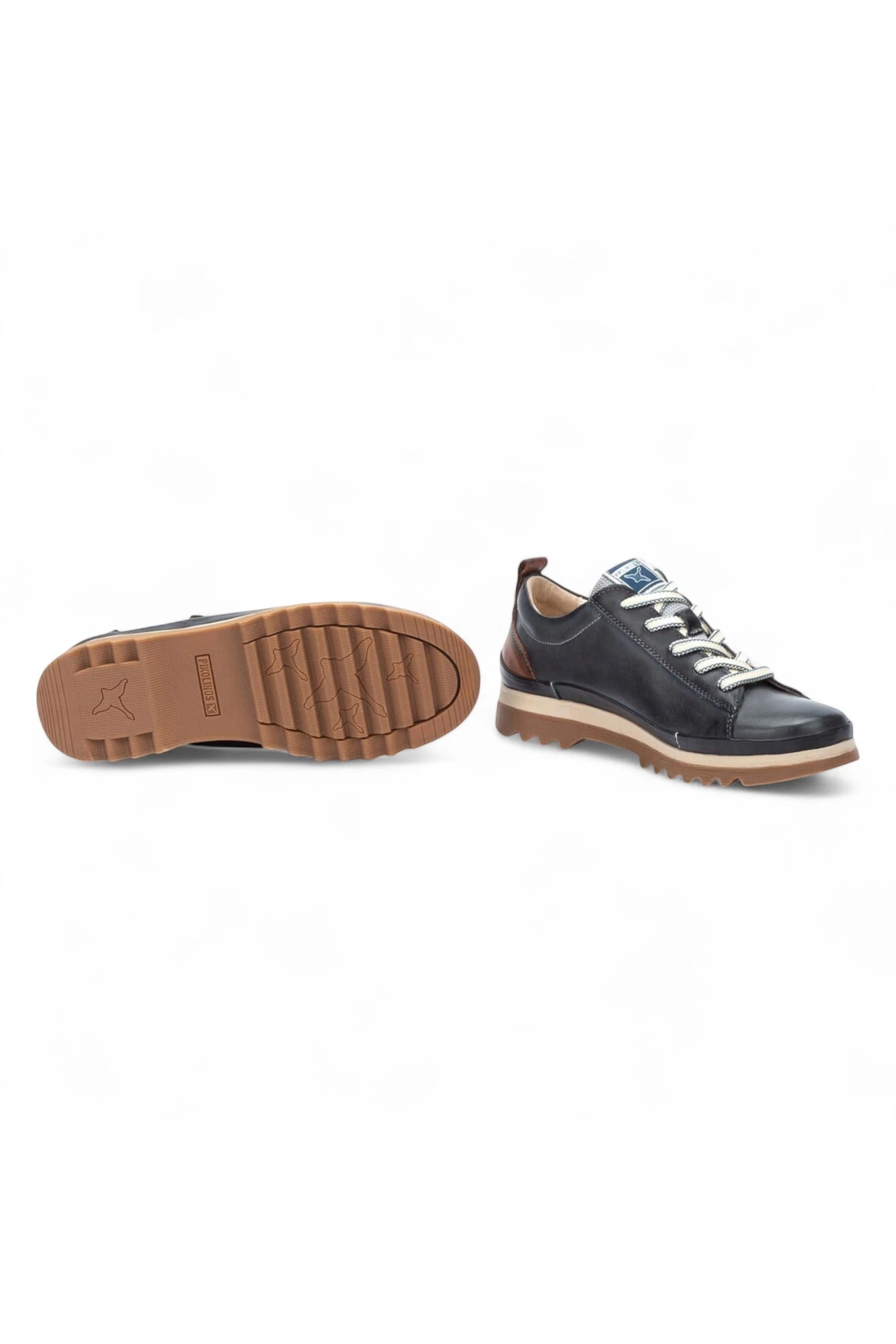 Blue Women’s Laces & Zipper Trainers-W3W-6979, Image 8 of 8
