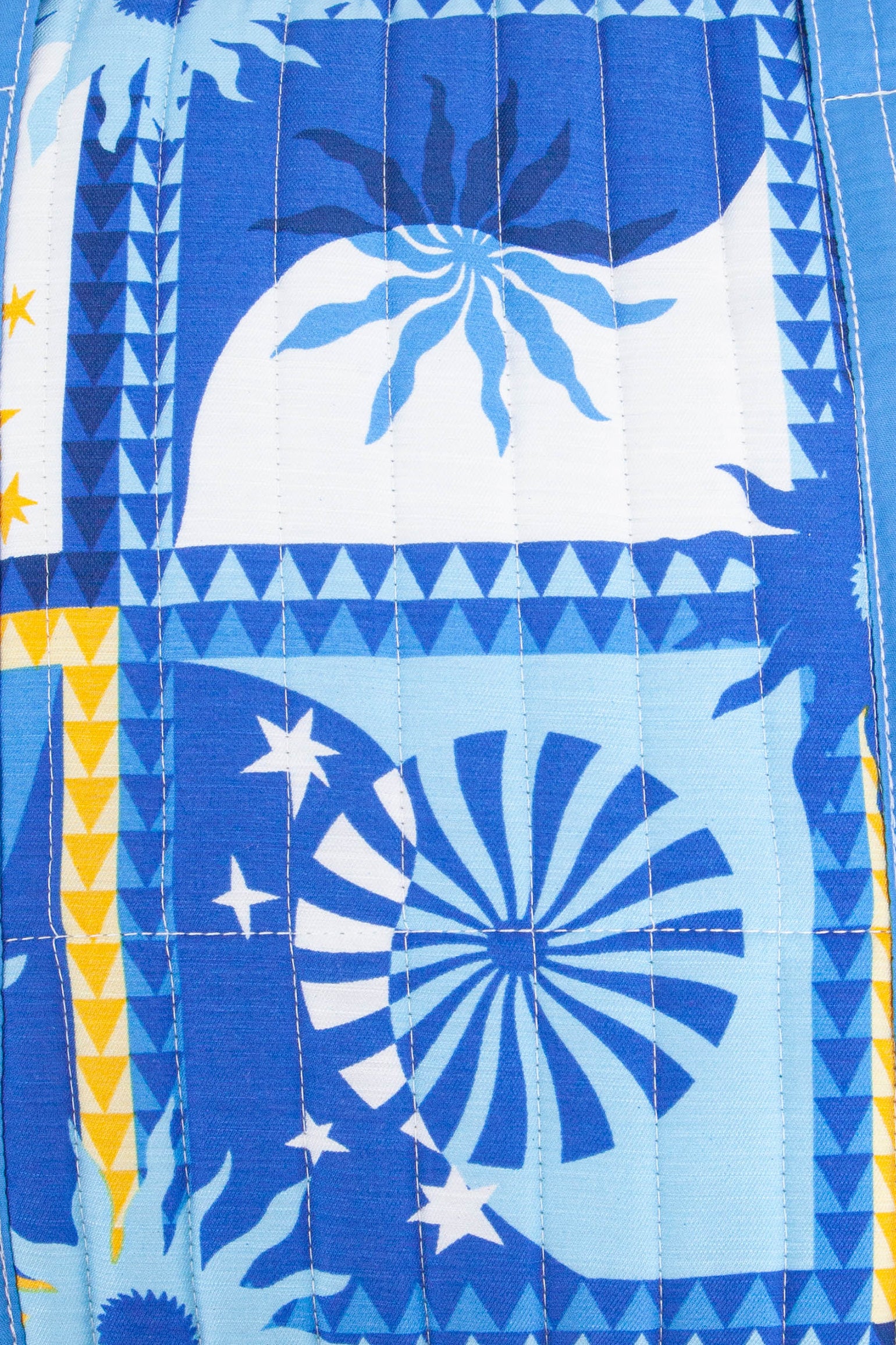 Blue Summery Double Handle Tote Bag, Image 3 of 3