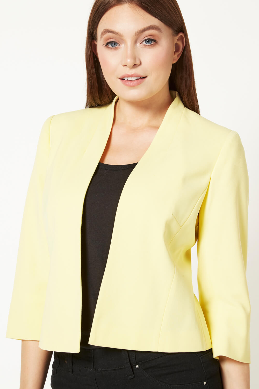 Lemon  3/4 Sleeve Rochette Jacket, Image 5 of 5