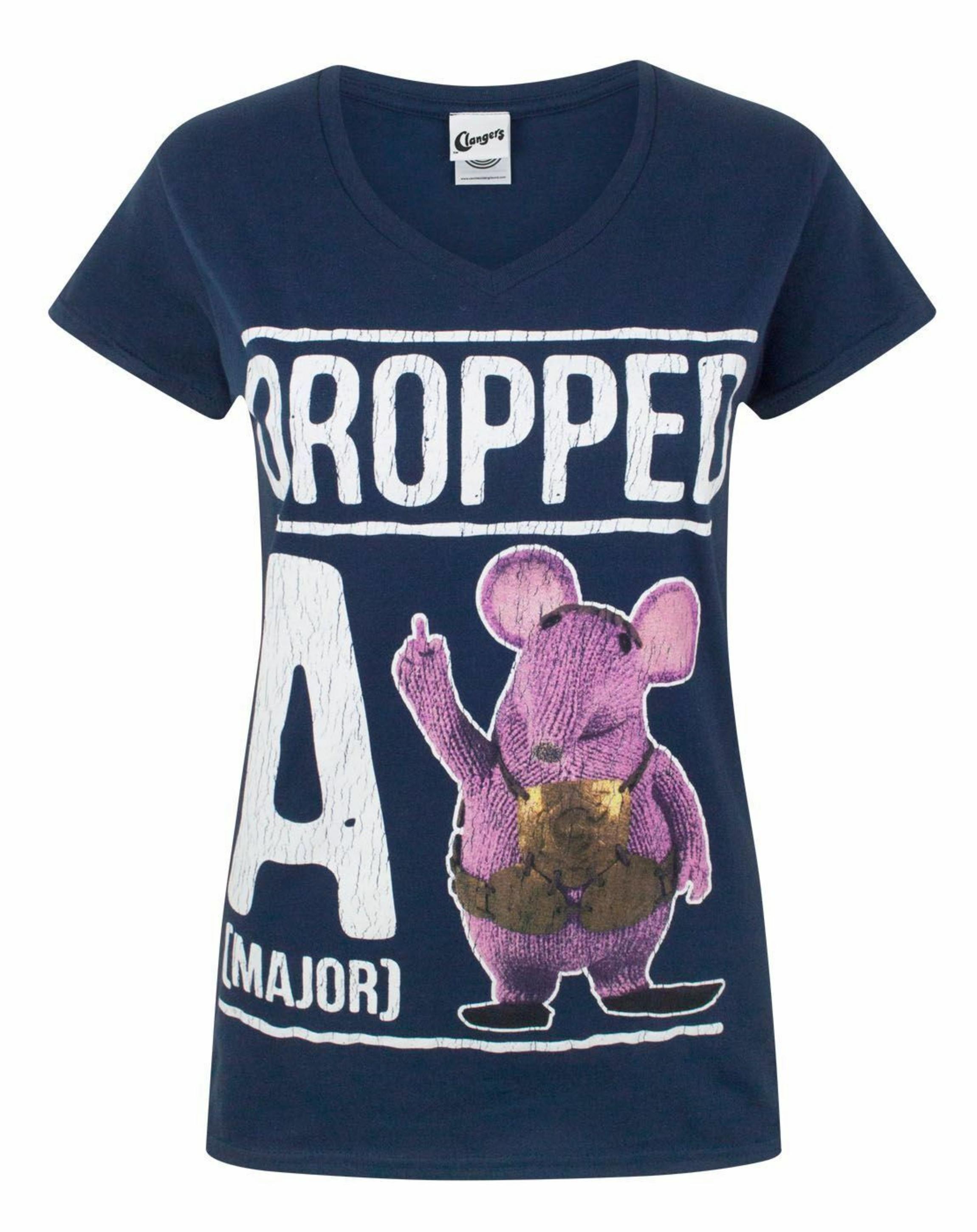 Blue Clangers Dropped Major T-Shirt, Image 1 of 4