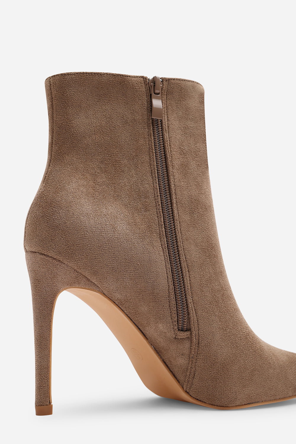 Camel 'Kira' Pointed Toe Stiletto Ankle Boots, Image 4 of 4