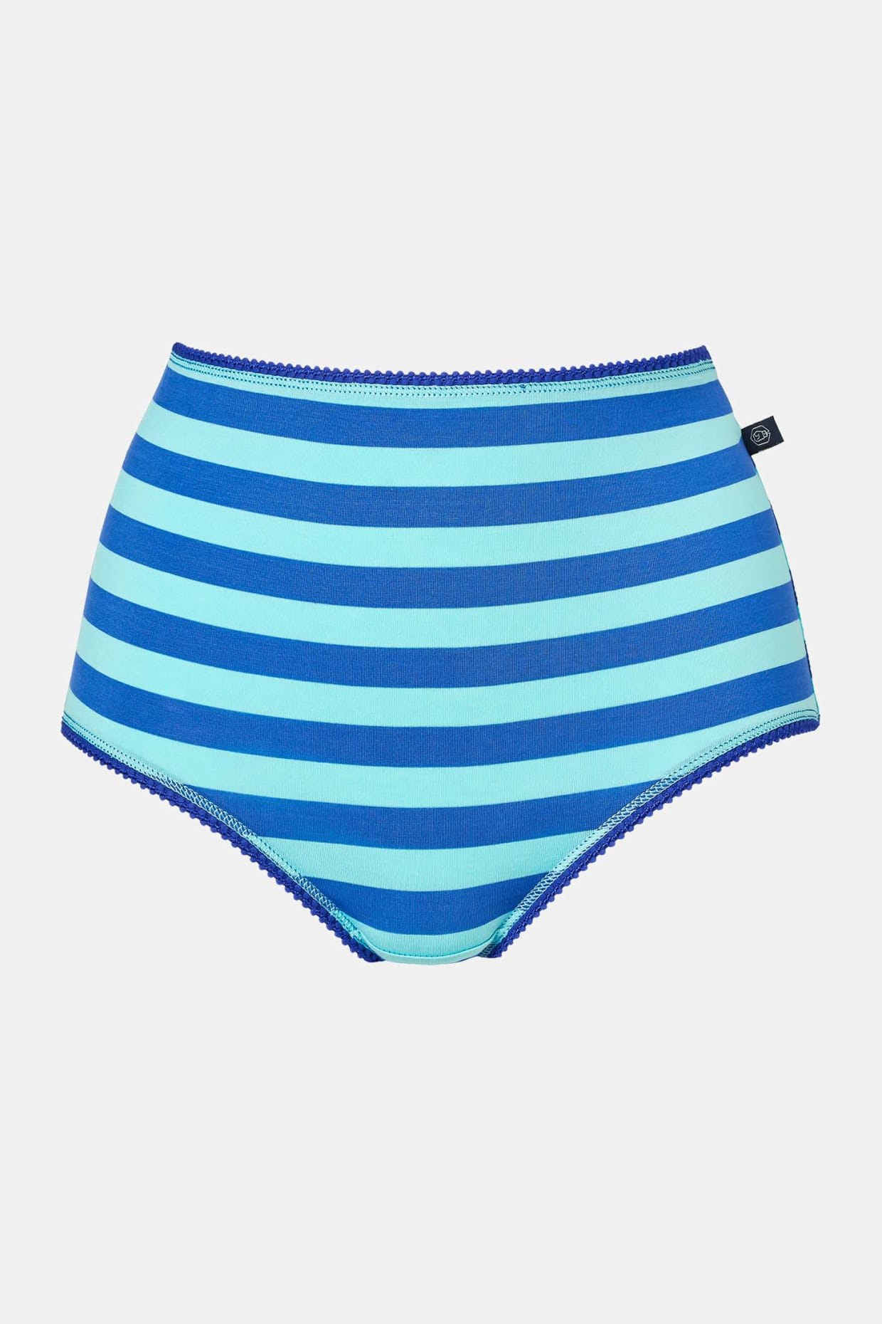 Multi Pack of Four "Seagreen" Bamboo Full Briefs, Image 4 of 8