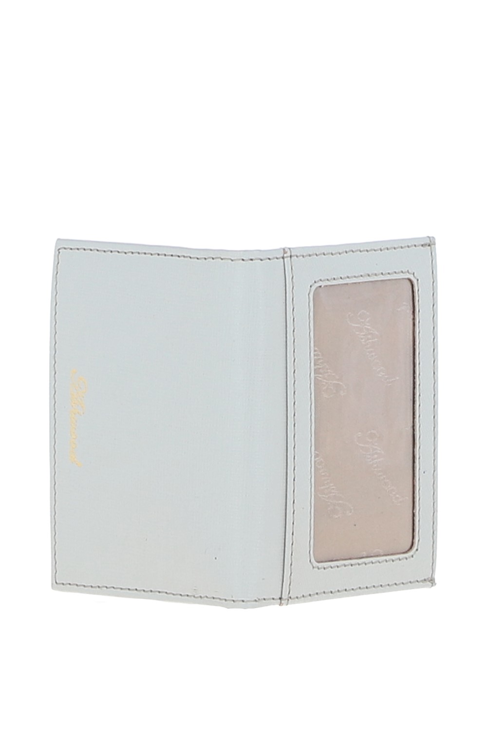 Grey Elegant Real Leather Card Holder & Key Ring Set, Image 5 of 5
