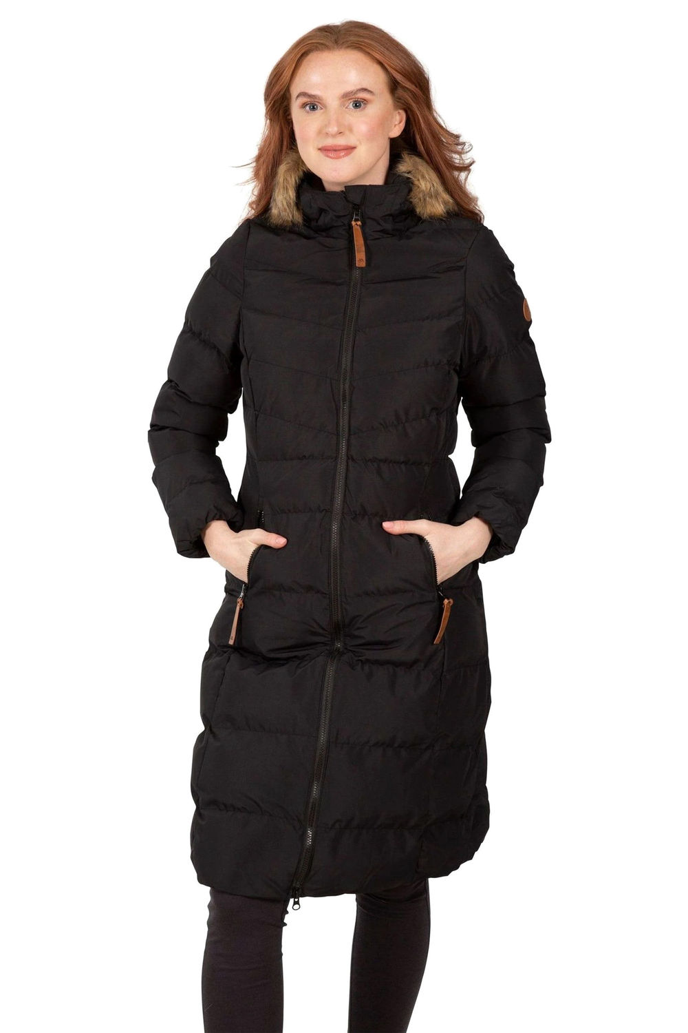 Black Trespass Black Audrey Padded Jacket, Image 5 of 6