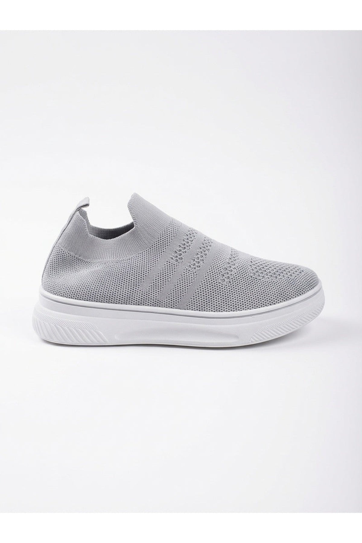 Black iKrush Black Grace Knit Slip On Trainers, Image 6 of 8