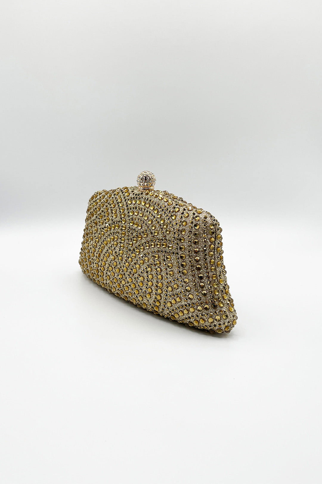 Gold Embellished Clutch Bag, Image 3 of 5