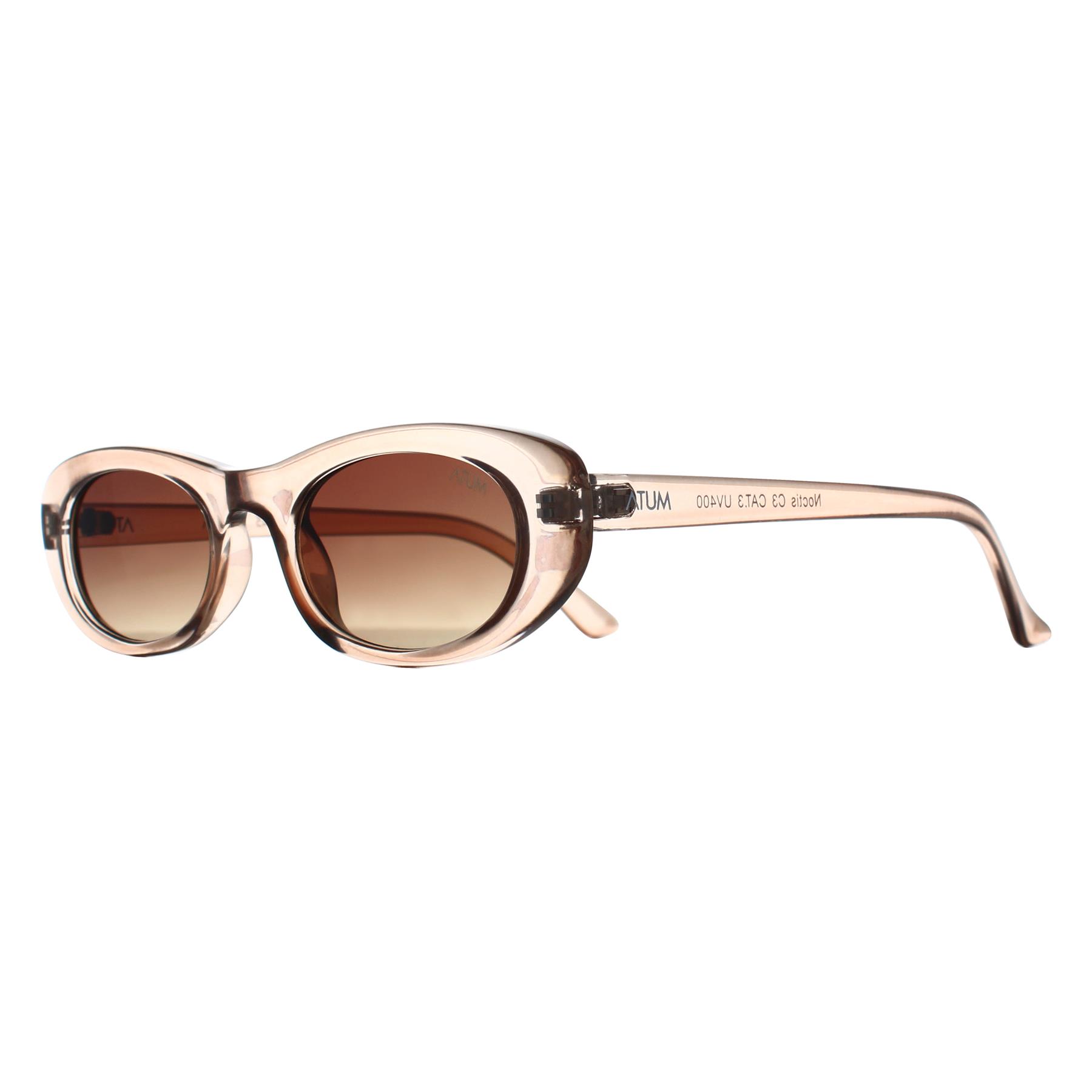 Brown Atum Brown Oval Shiny Transparent Beige Silver Brown Gradient Noctis, Image 2 of 3
