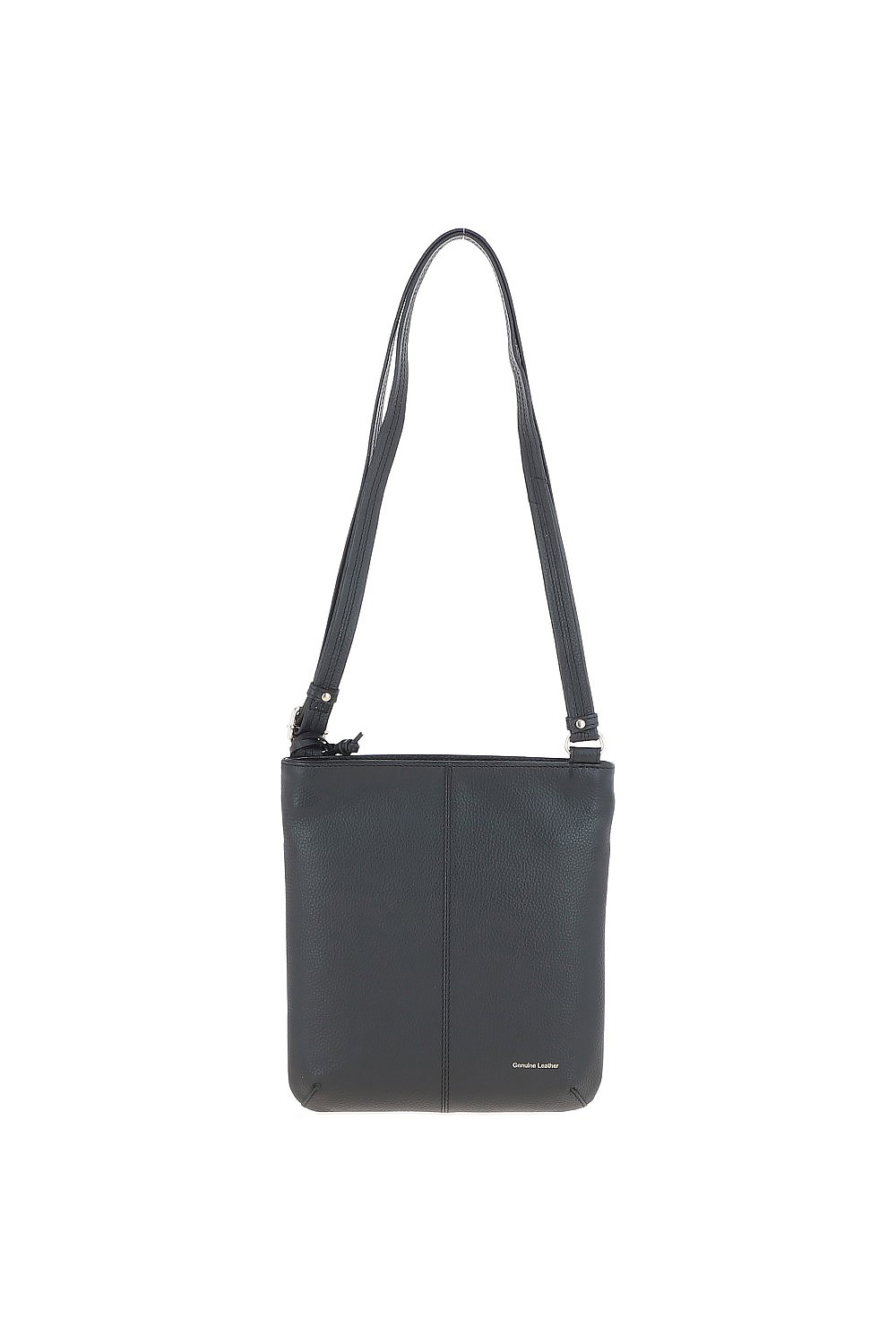 Black Ashwood Leather Black 'Five CB' Real Leather Cross Body Bag, Image 3 of 5