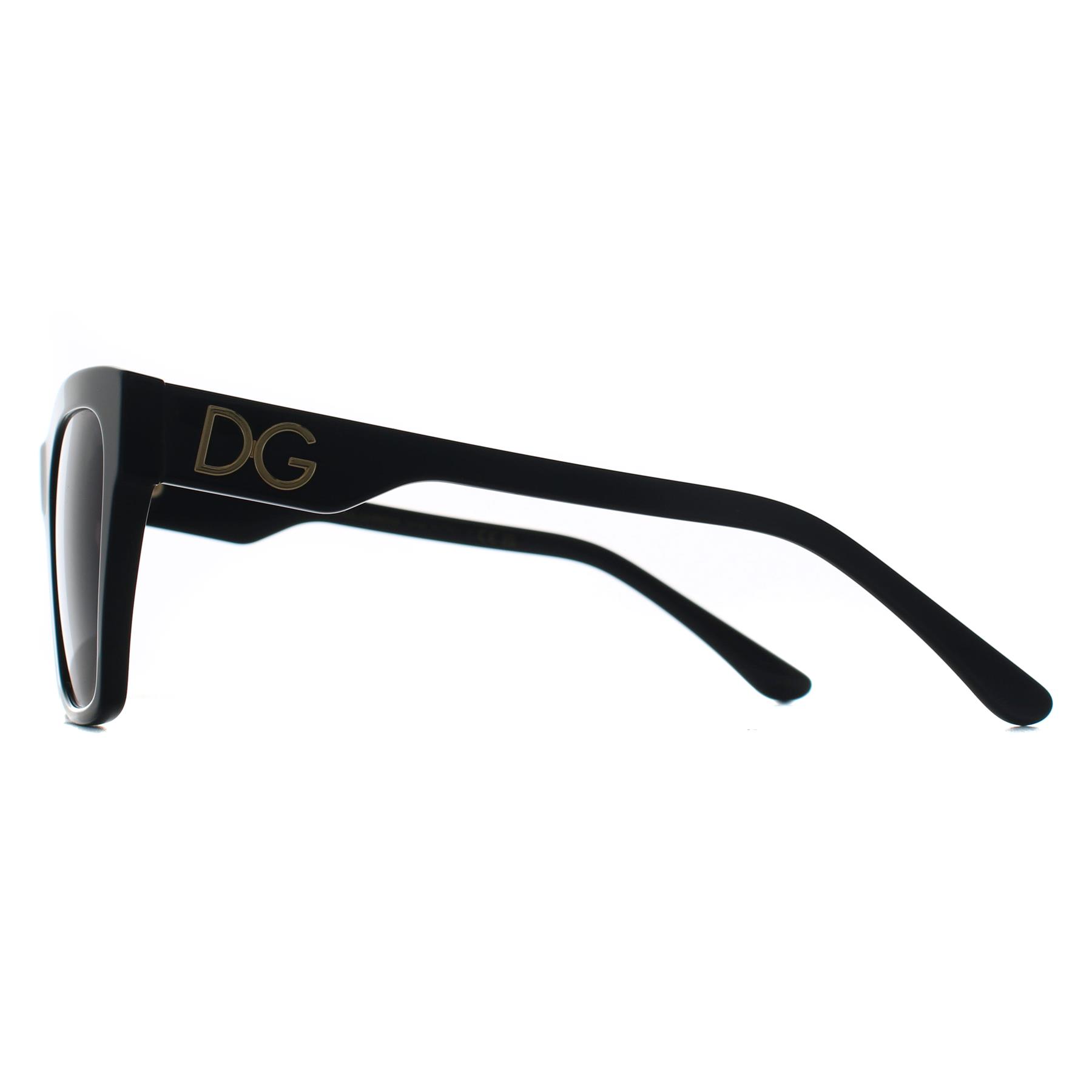 Black Dolce and Gabbana Black Square Black Grey Gradient DG4384, Image 3 of 3