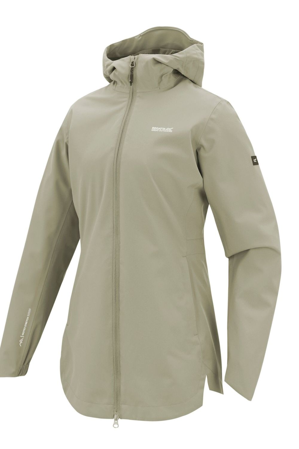 Ecru Natalina Waterproof Jacket, Image 3 of 4