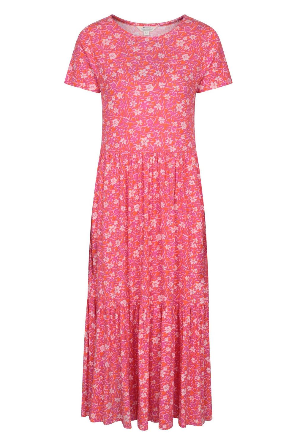 Pink Sardinia Floral Tiered Dress, Image 1 of 4