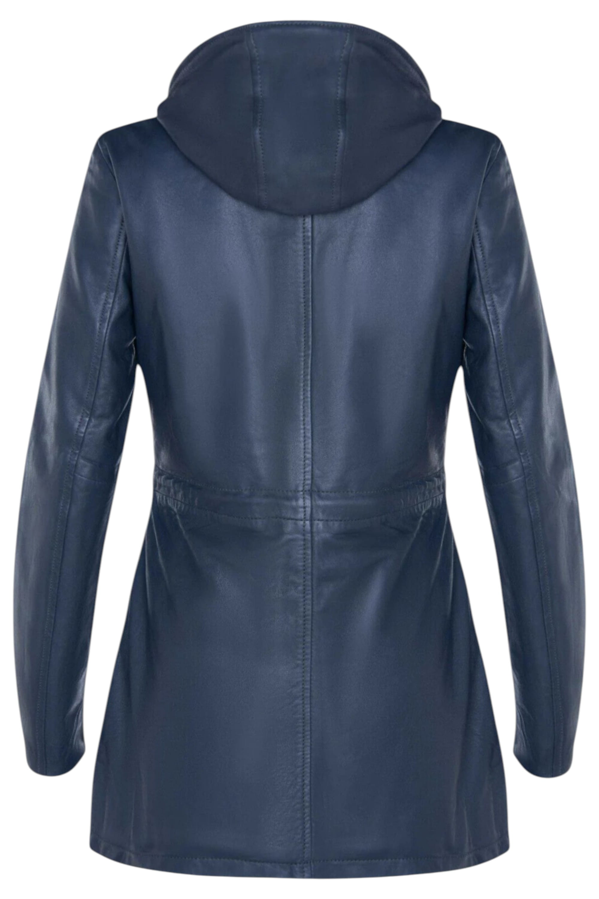 Navy Hooded Parka Jacket-Oakengates, Image 4 of 5