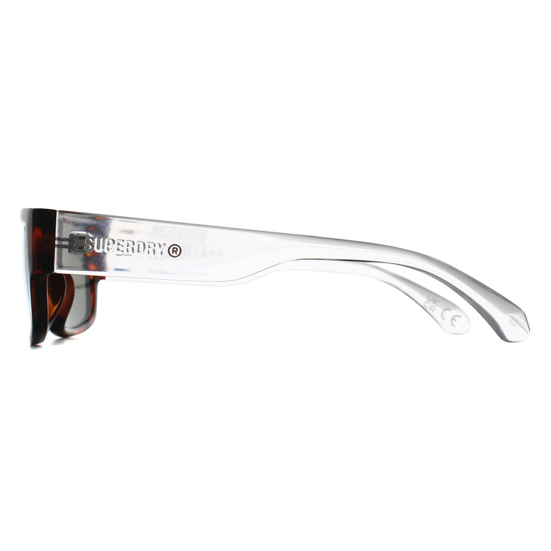 Brown Superdry Brown Rectangle Tortoise Crystal Solid Green SDS-5005, Image 3 of 3