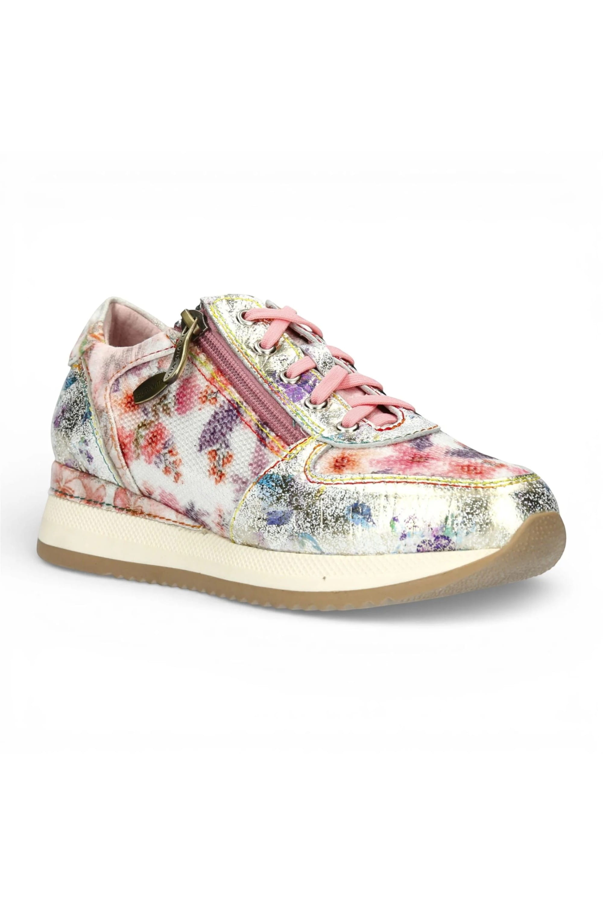 Pink Womens Trainers Sneaker Shoes-GYCMO-58, Image 2 of 7