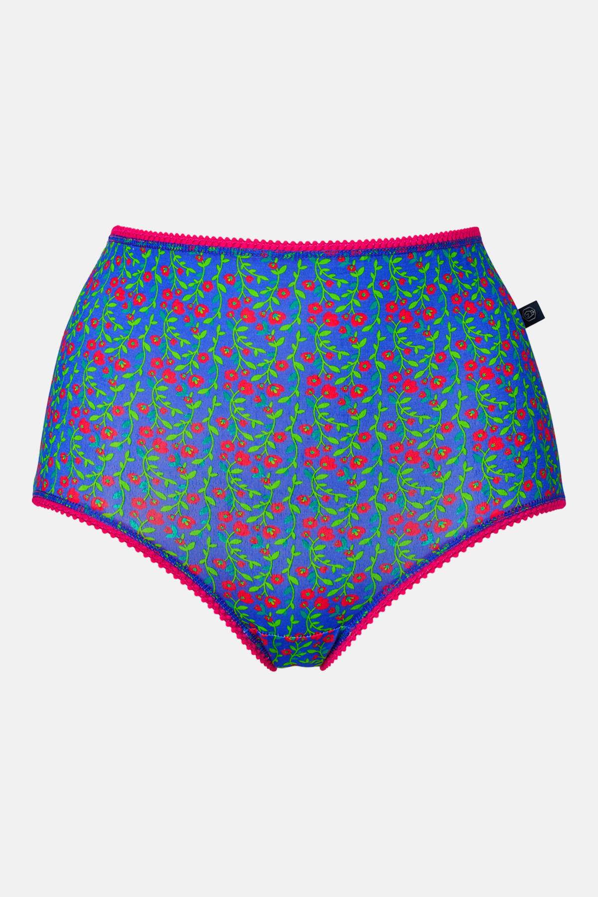Multi Pack of Four "Boom Bloom!" Bamboo Full Briefs, Image 7 of 8