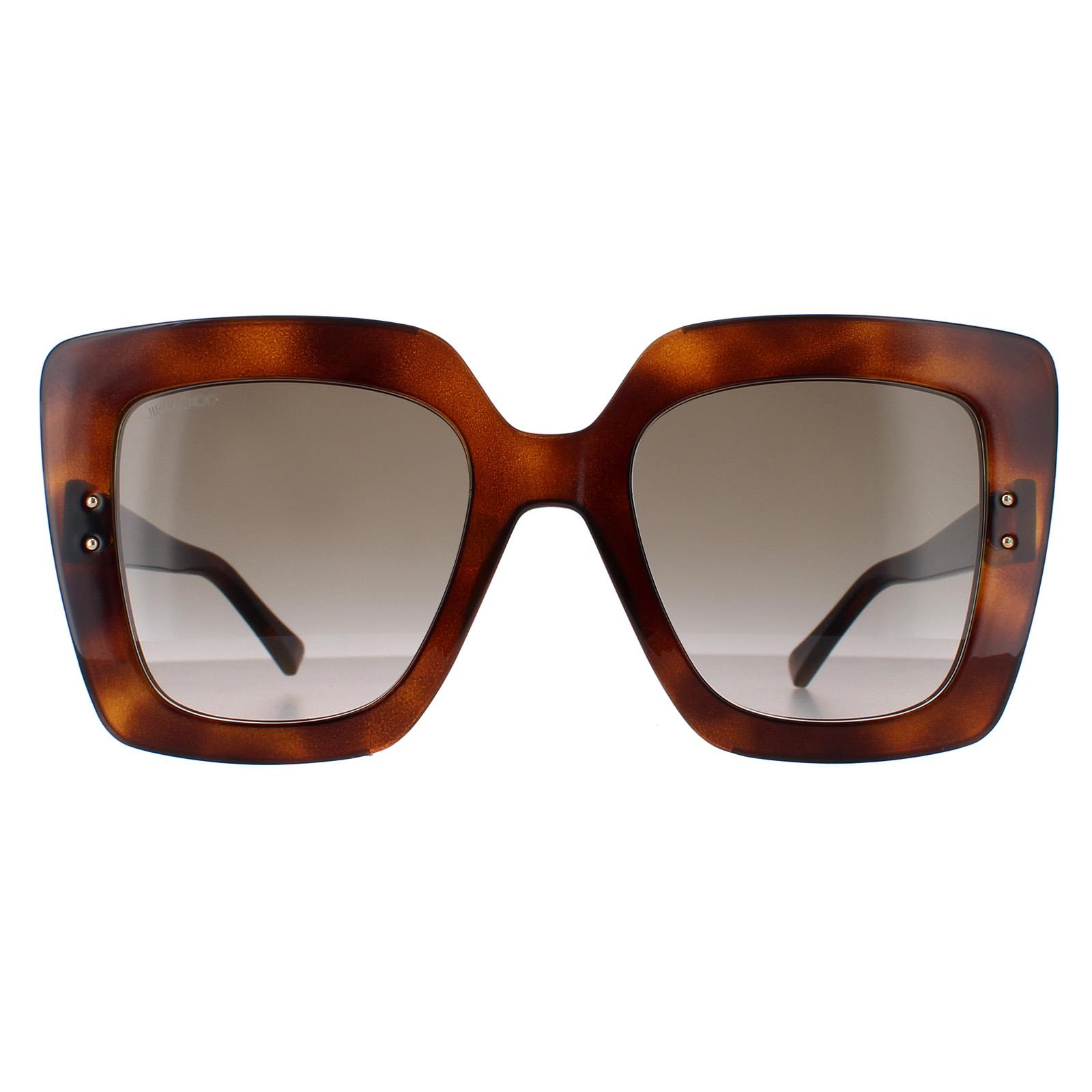 Brown Jimmy Choo Brown Square Havana Brown Gradient AURI/G/S, Image 1 of 6