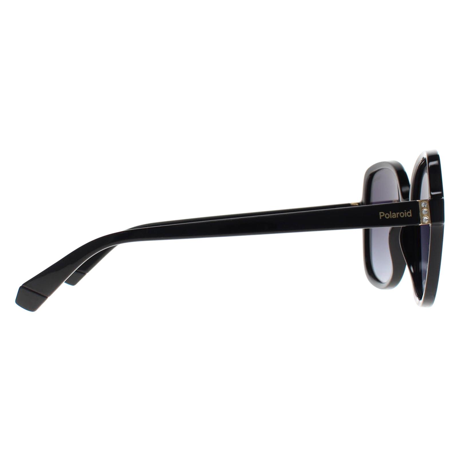 Black Polaroid Black Square Black Grey Gradient Polarized PLD 4177/S/X, Image 4 of 4