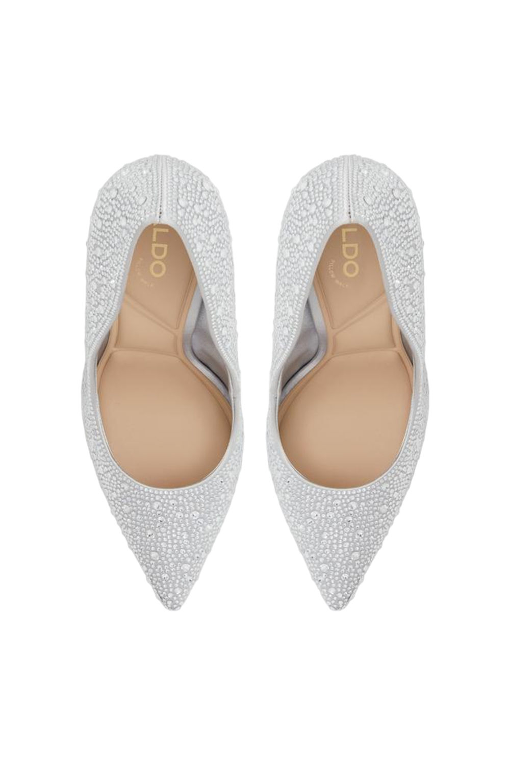Silver Stessy2.0 Sparkling Party Court Shoes, Image 4 of 5