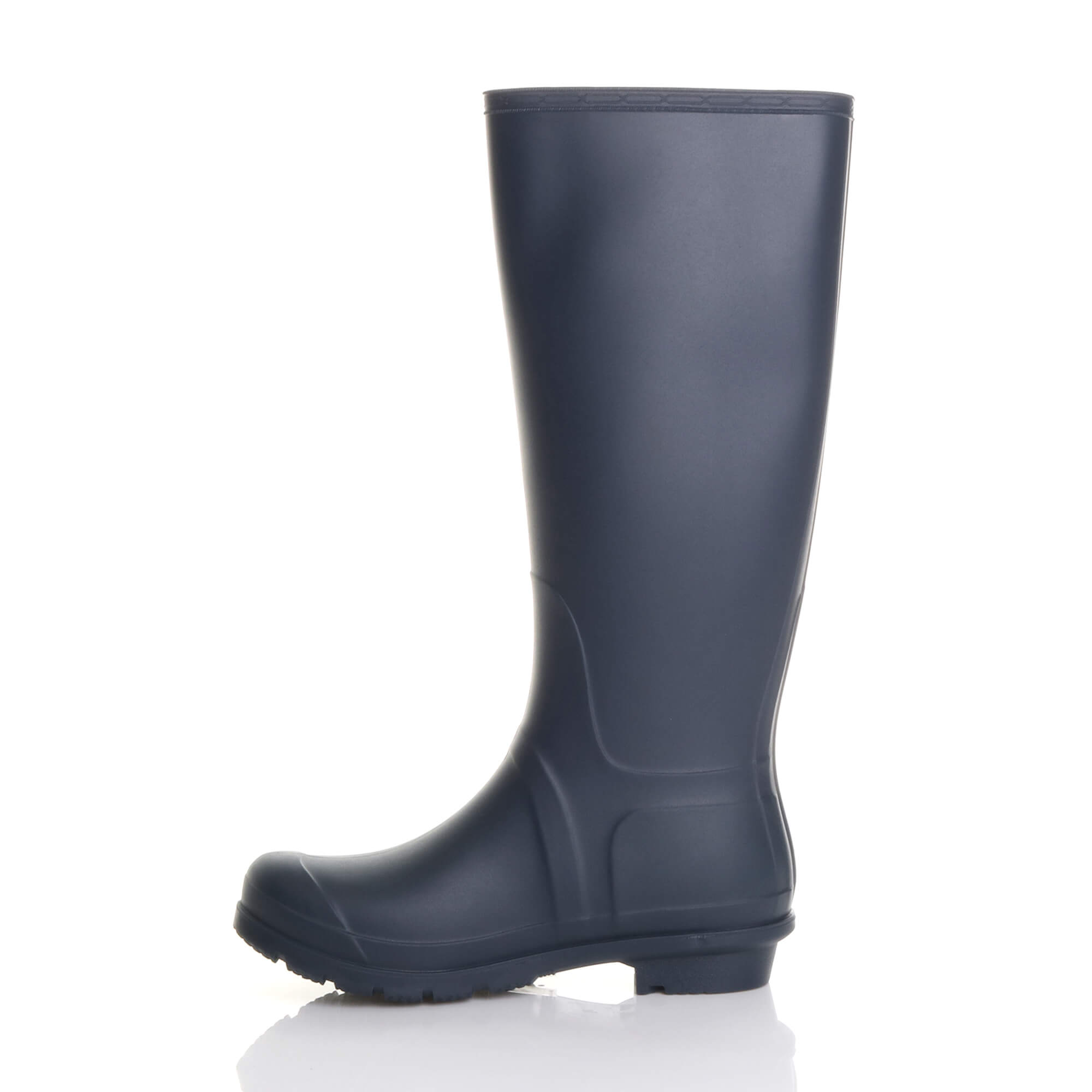 Navy Blue AJVANI Navy Blue Waterproof Wellington Boots Wellies, Image 3 of 6