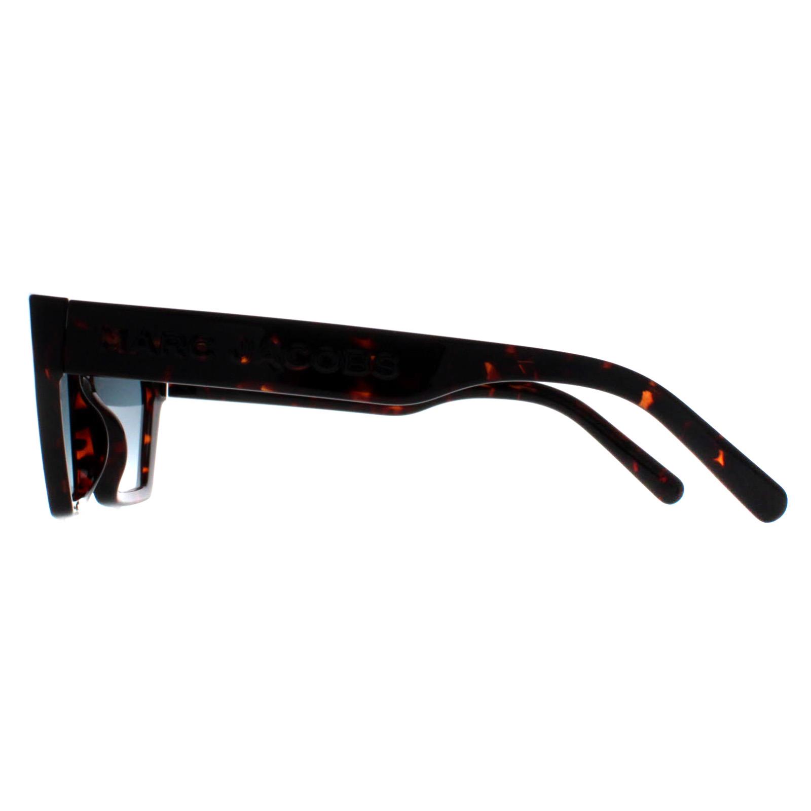 Brown Cat Eye Shiny Dark Havana Blue Gradient MARC 657/S, Image 3 of 4