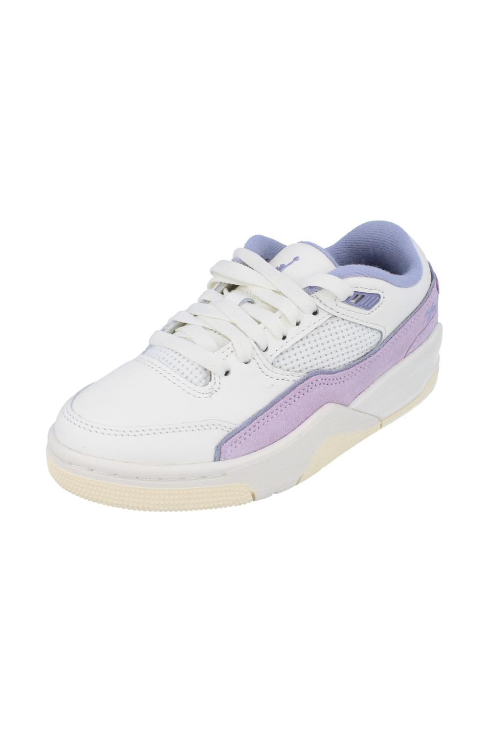 White Air Jordan Flight Court Trainers, Image 2 of 6