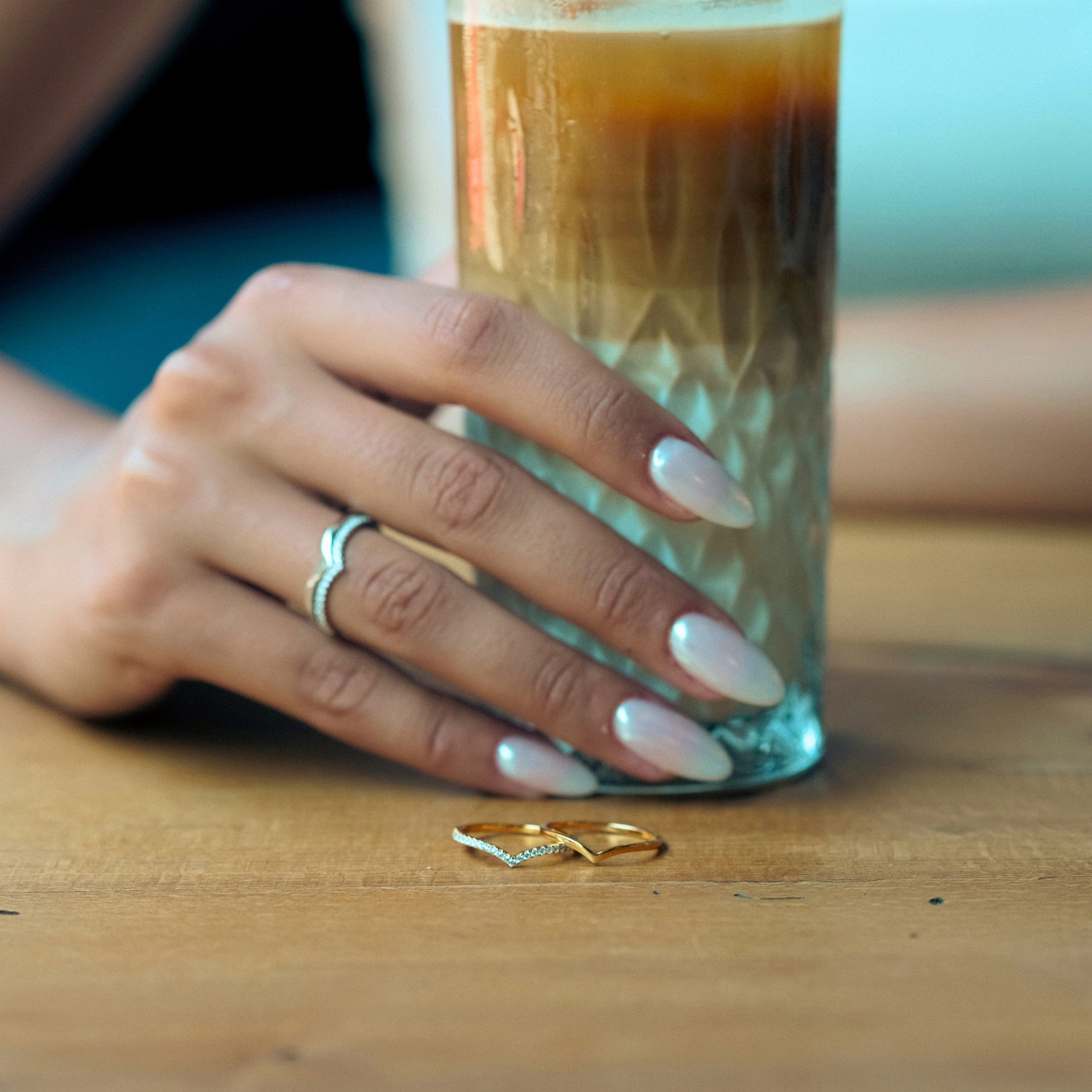 Silver Sterling Silver Plain Polished Wishbone V Ring, Image 8 of 8
