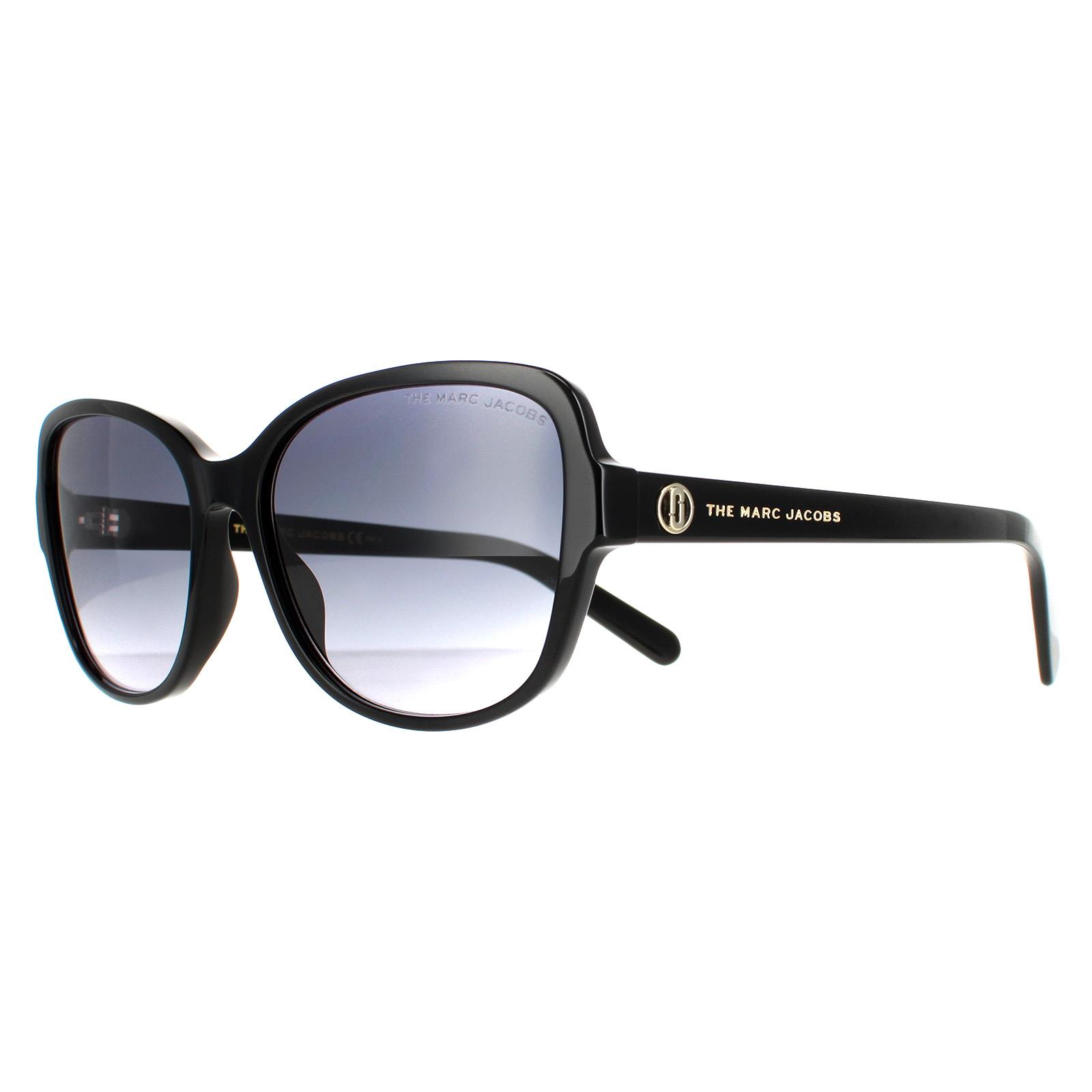 Black Marc Jacobs Black Cat Eye Black Dark Grey Gradient MARC 528/S, Image 2 of 4