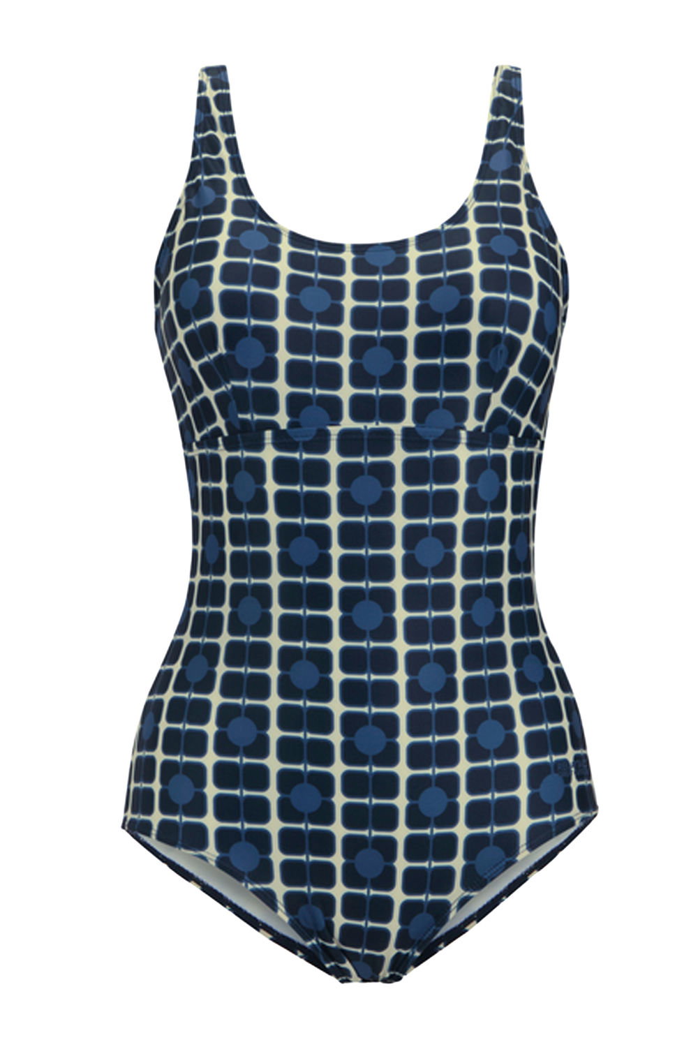 Navy Orla Kiely Poppy One Piece Swimsuit, Image 1 of 4