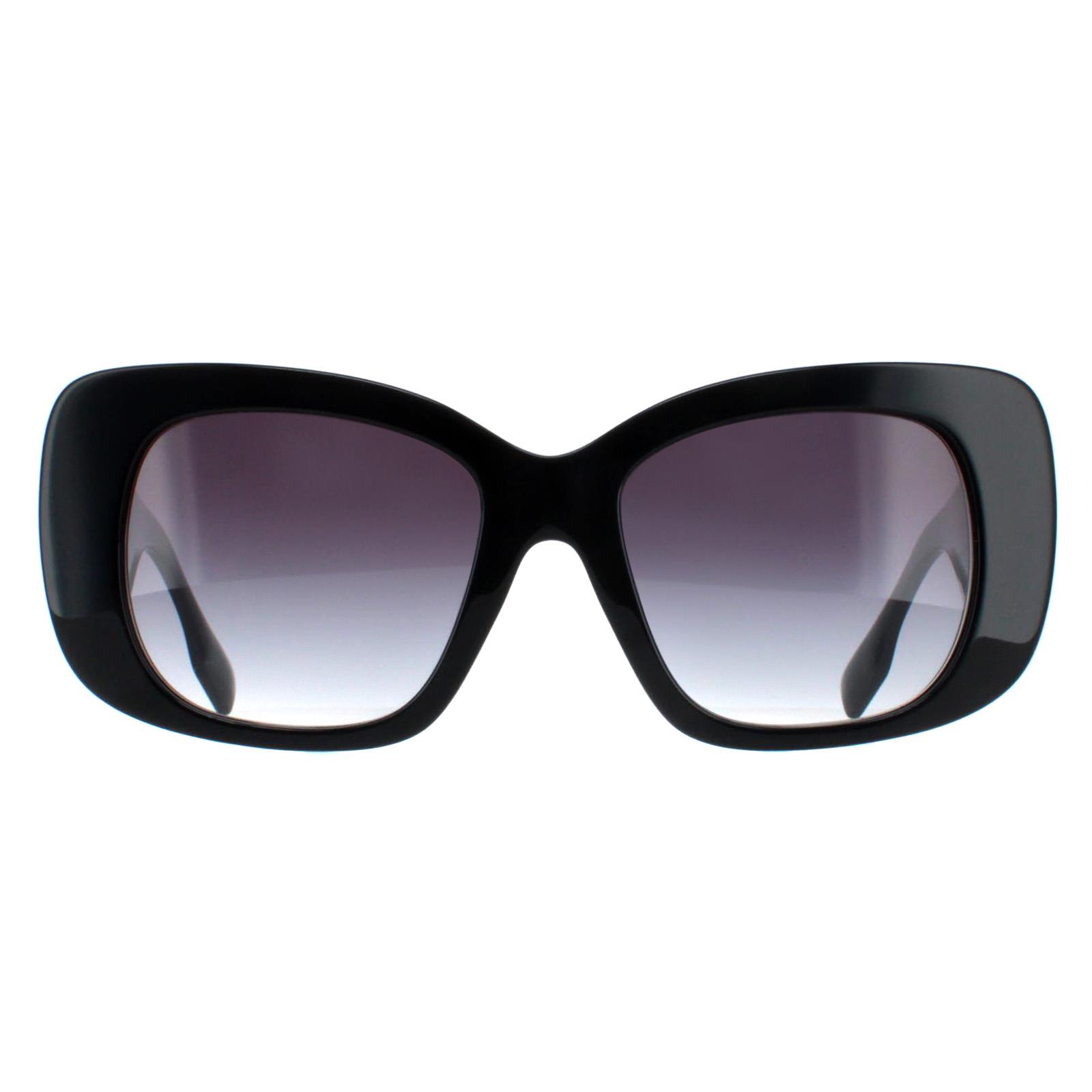 Black Burberry Black Square Black Grey Gradient BE4410, Image 1 of 4