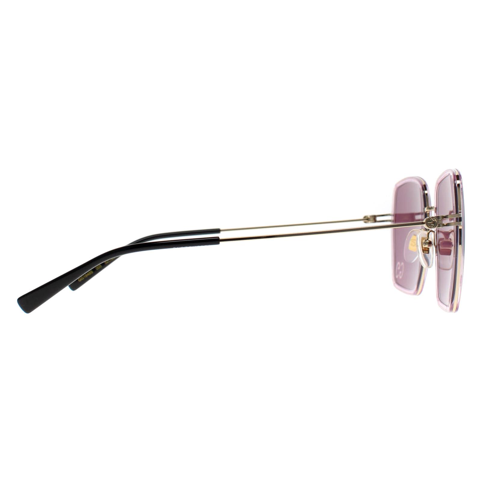 Pink Gucci Pink Square Pink Gold Violet GG1848S, Image 4 of 4