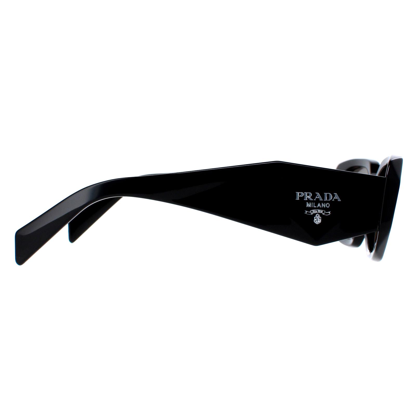 Black Prada Black Rectangle Black Light Grey Mirror Silver PR17WS, Image 4 of 4