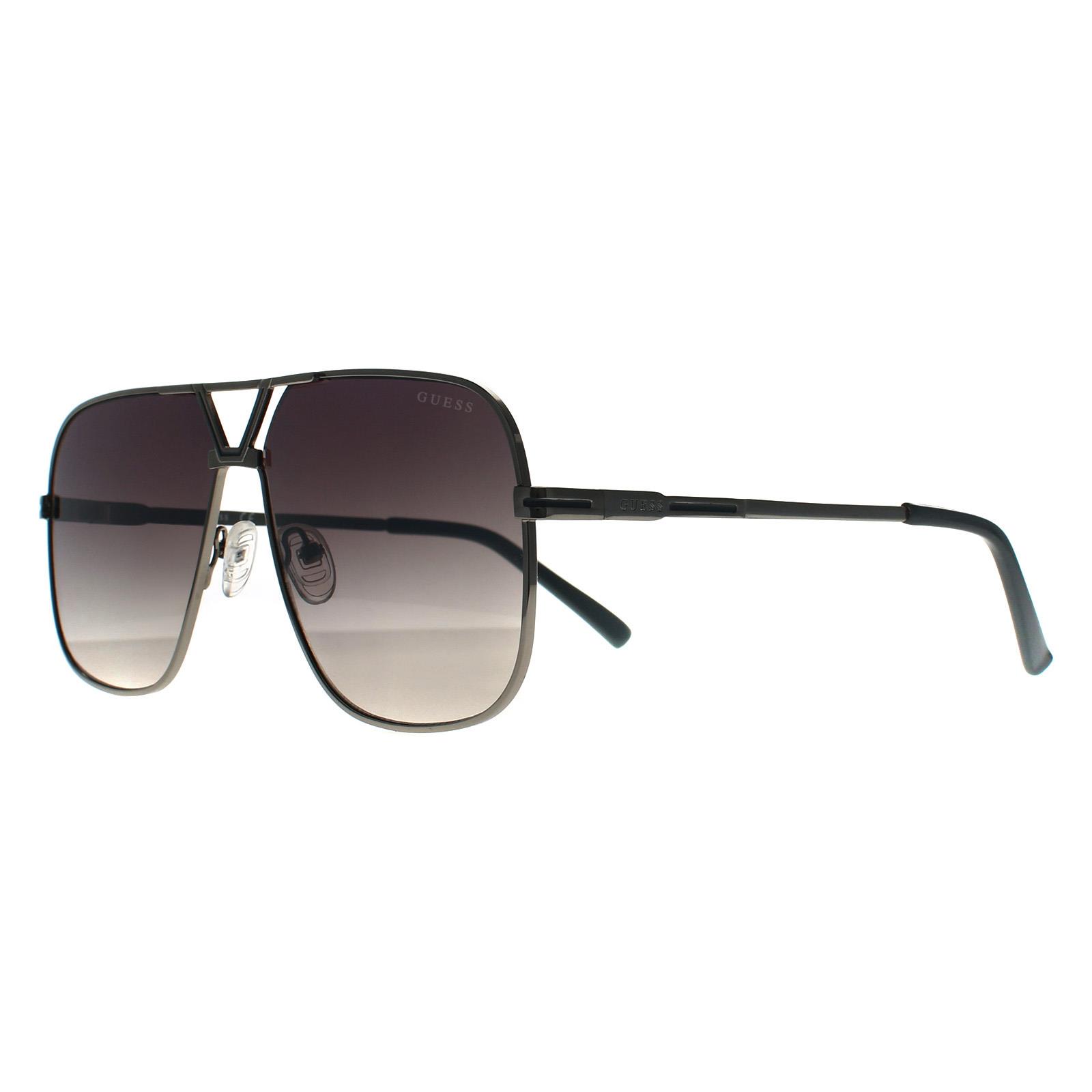 Grey Aviator Shiny Light Nickeltin Smoke Grey Gradient GO00066, Image 2 of 3