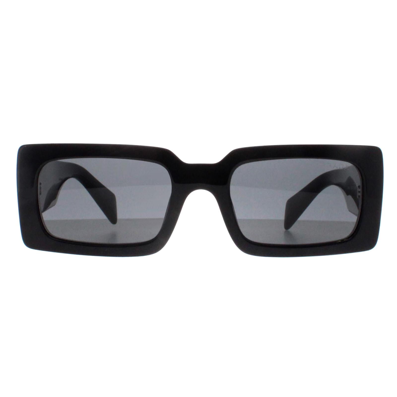 Black Prada Black Rectangle Black Dark Grey PRA07S, Image 1 of 4