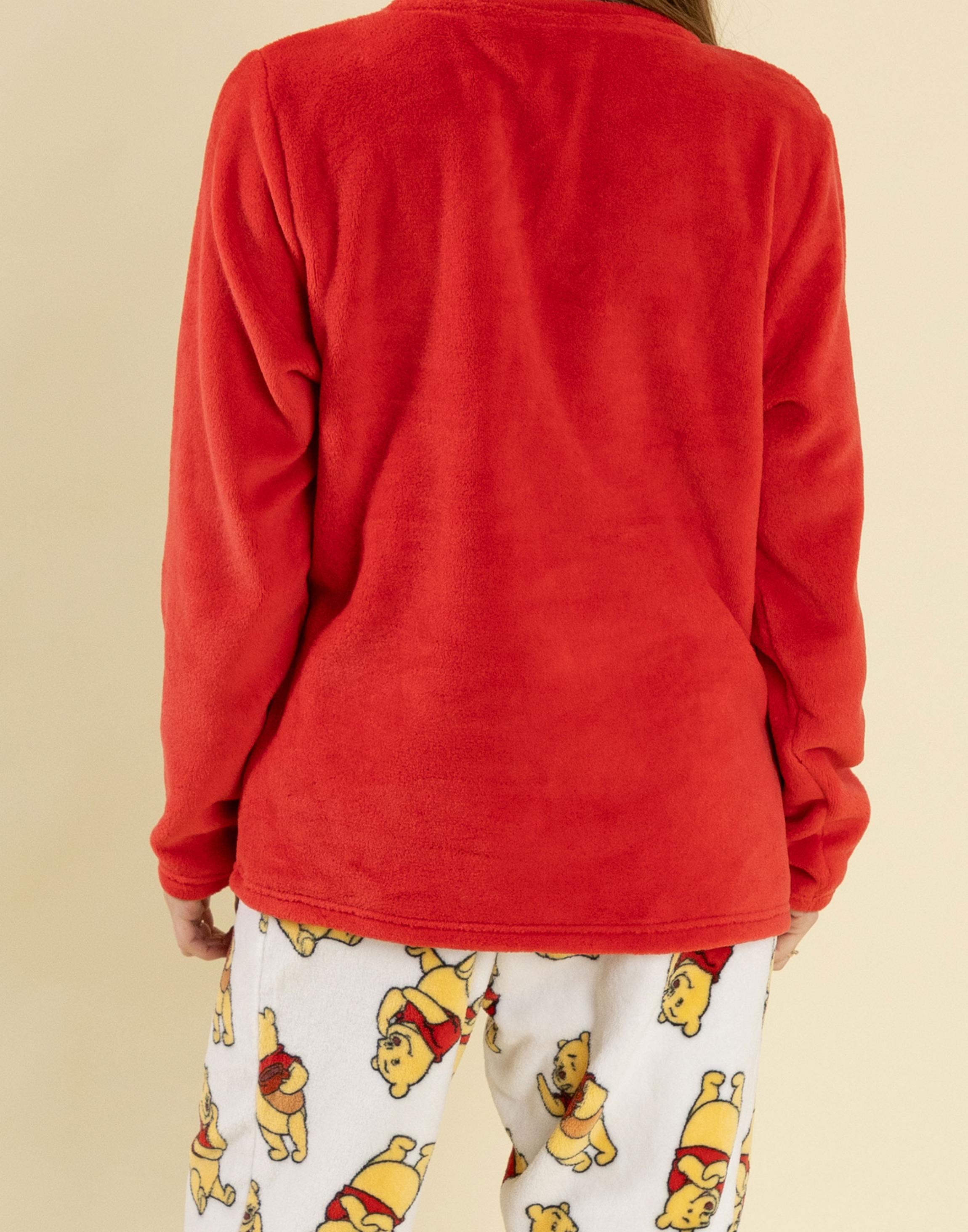 Red Winnie the Pooh Bear Pyjama Set, Image 2 of 6