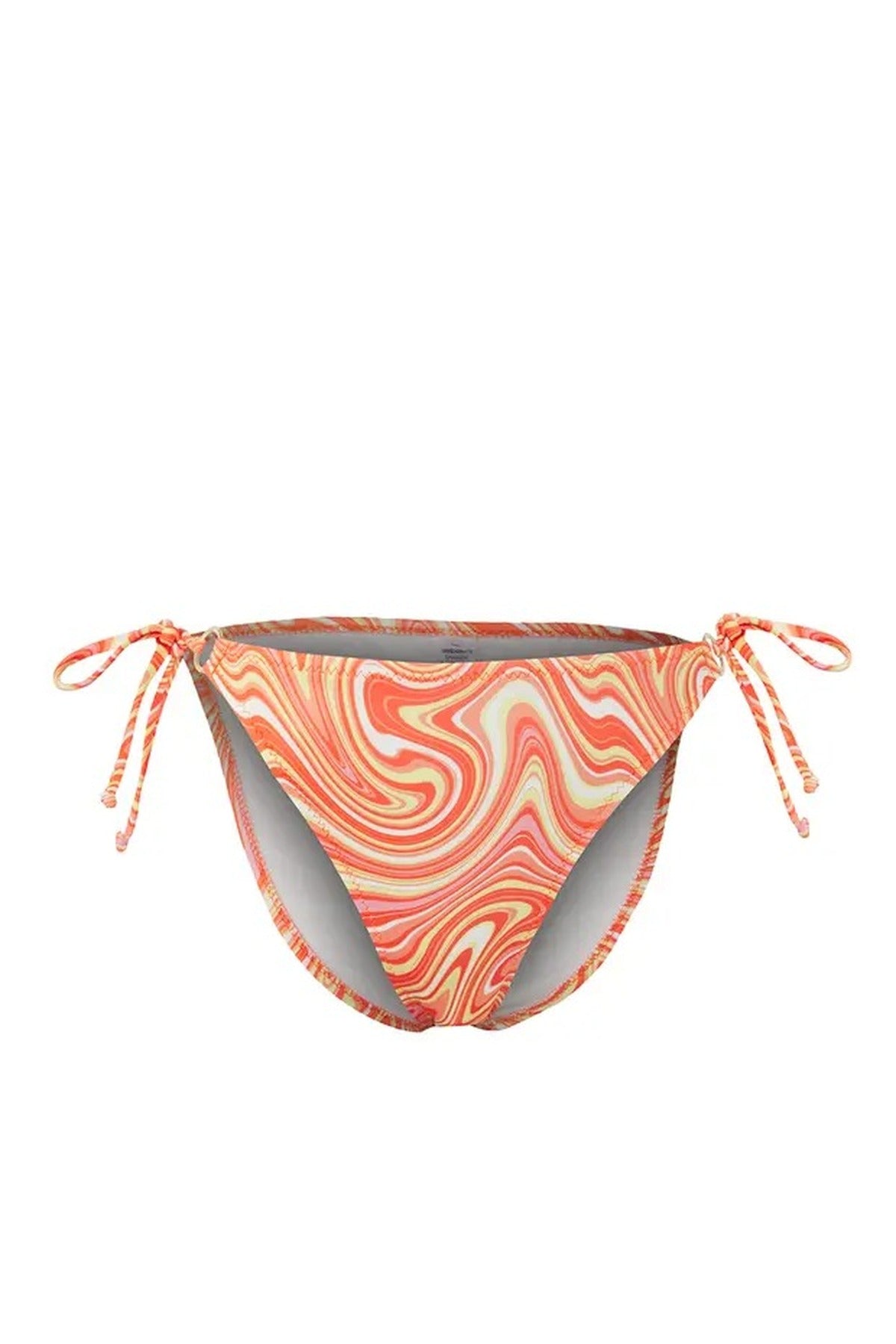 Multi Abstract Print Tie Side Bikini Bottom, Image 2 of 4