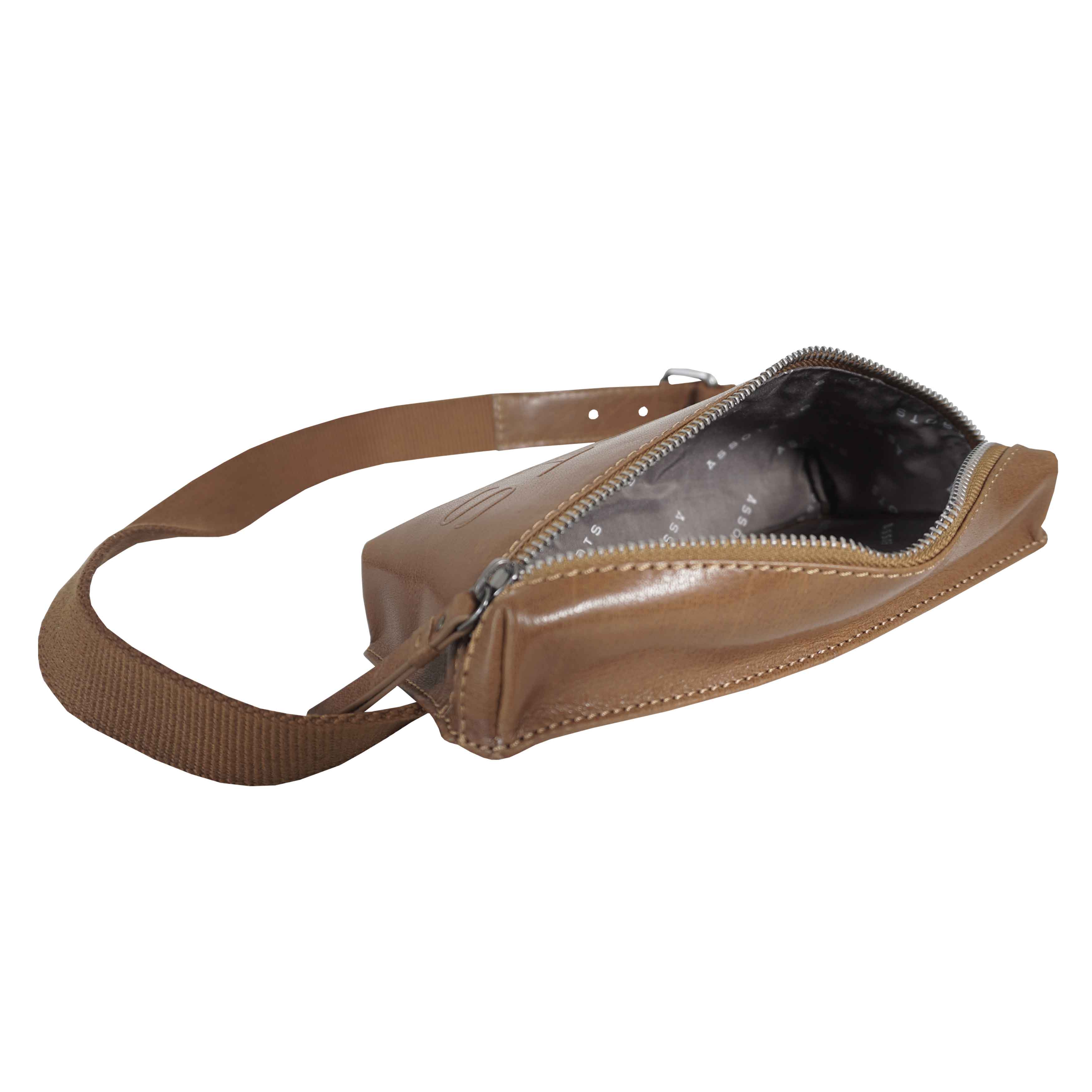 Tan 'Harry' Real Leather Bum Belt Unisex Bag, Image 5 of 6