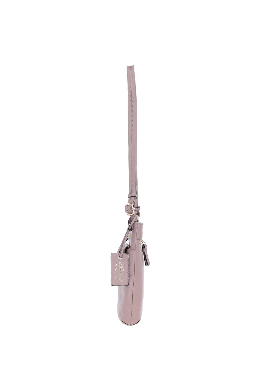 Light Pink Ashwood Leather Light Pink 'Five CB' Real Leather Cross Body Bag, Image 3 of 5