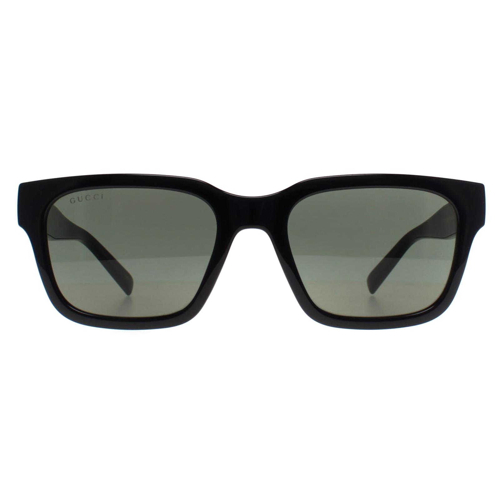 Black Square Shiny Black Grey GG1857S, Image 1 of 4