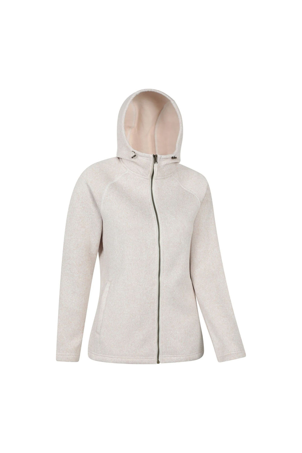 Beige Nevis Full Zip Hoodie, Image 4 of 4
