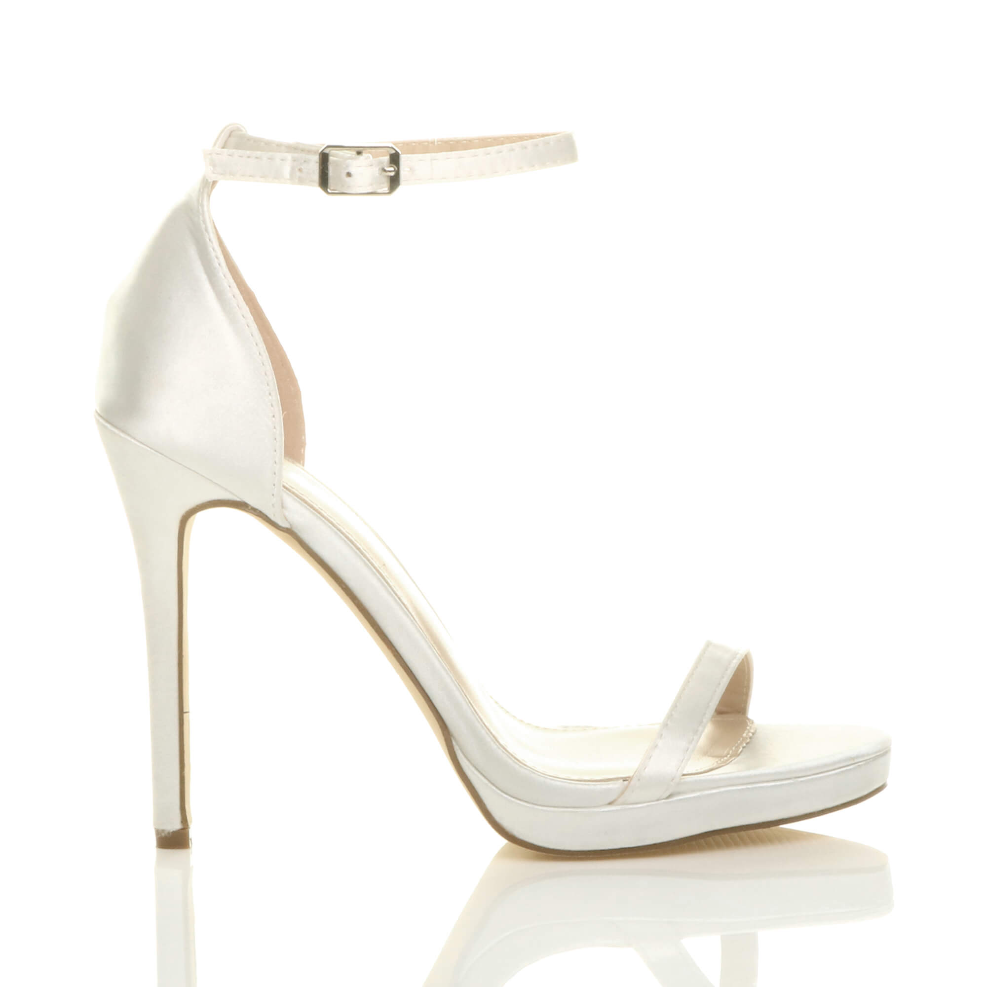 High Heel Ankle Strap Barely There Sandals, Image 2 of 6
